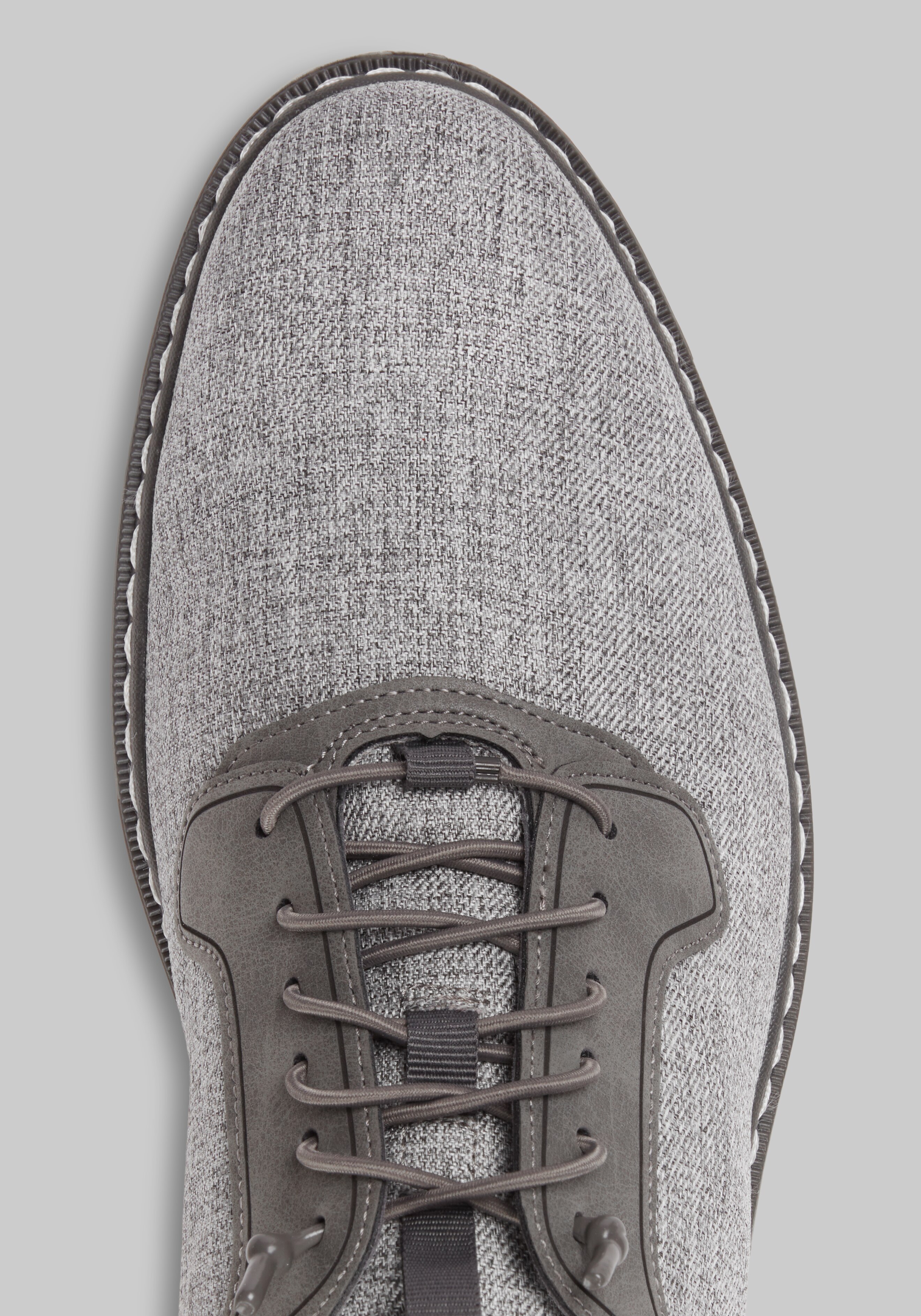 Stacy Adams Scanlan Plain Toe Elastic Lace-Up Shoes