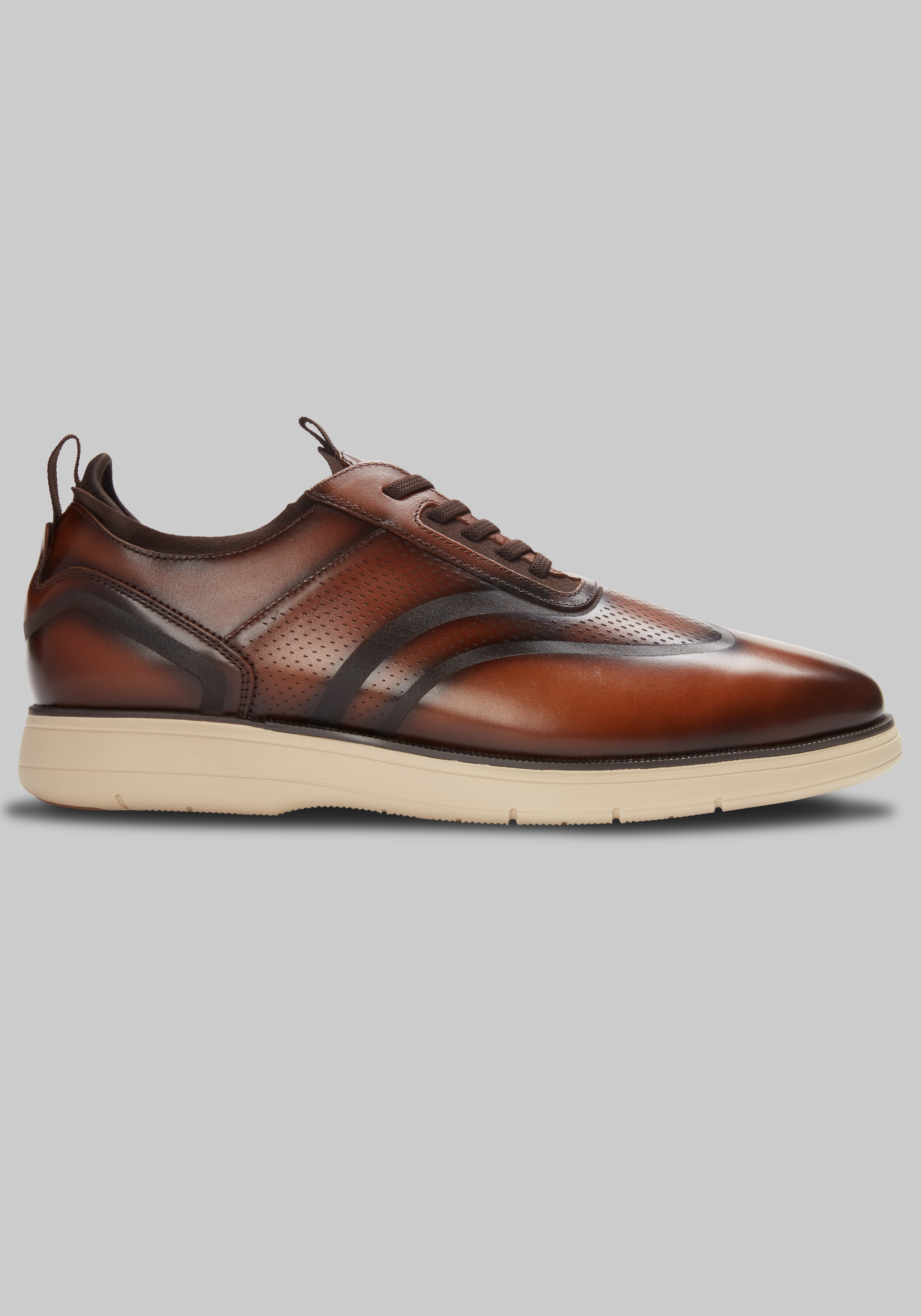 Stacy Adams Edgewood Elastic Lace Wingtips
