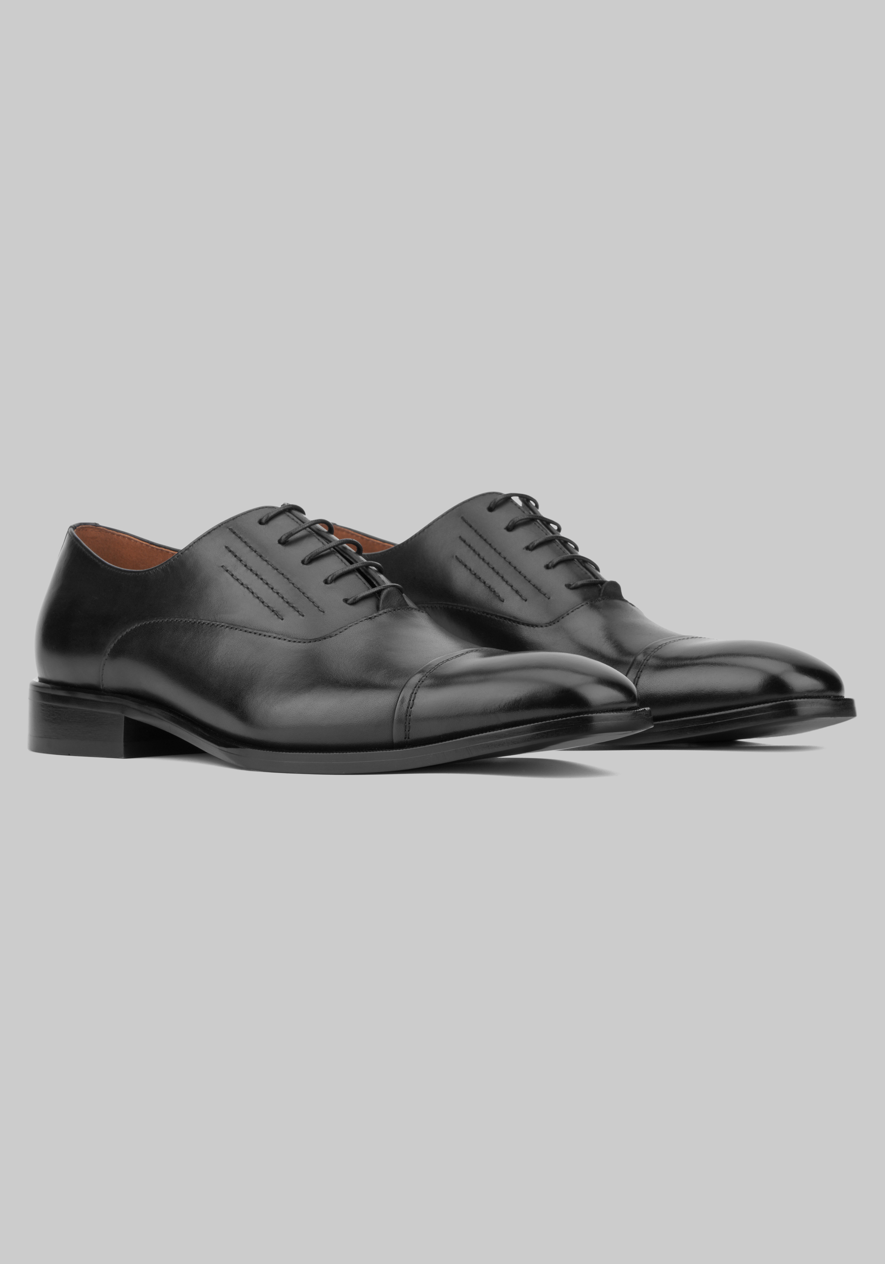 Men's Shoes, Vintage Foundry Pence Cap Toe Oxfords - Jos A Bank