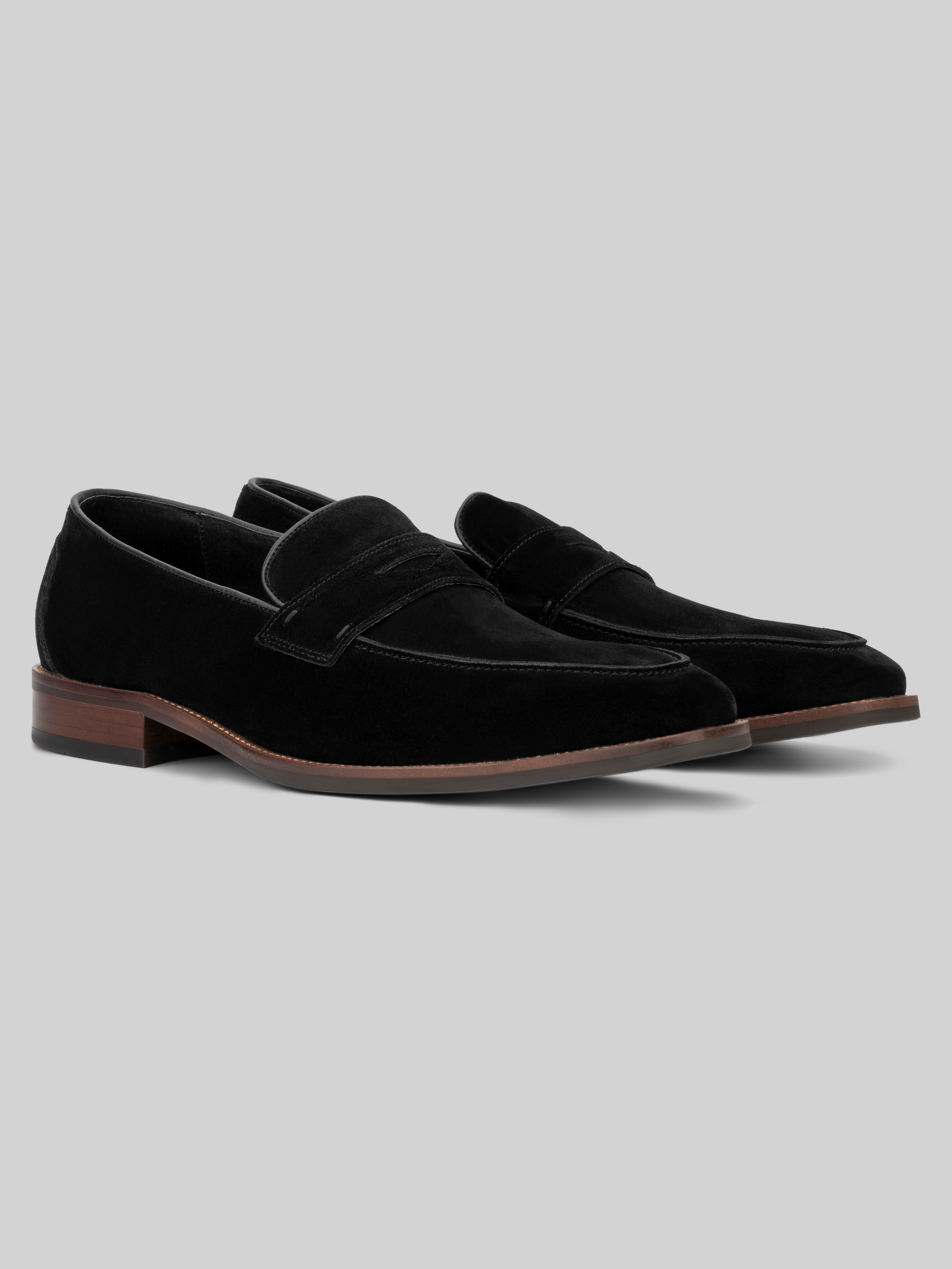 Men's Shoes, Vintage Foundry Davis Moc Toe Penny Loafers - Jos A Bank