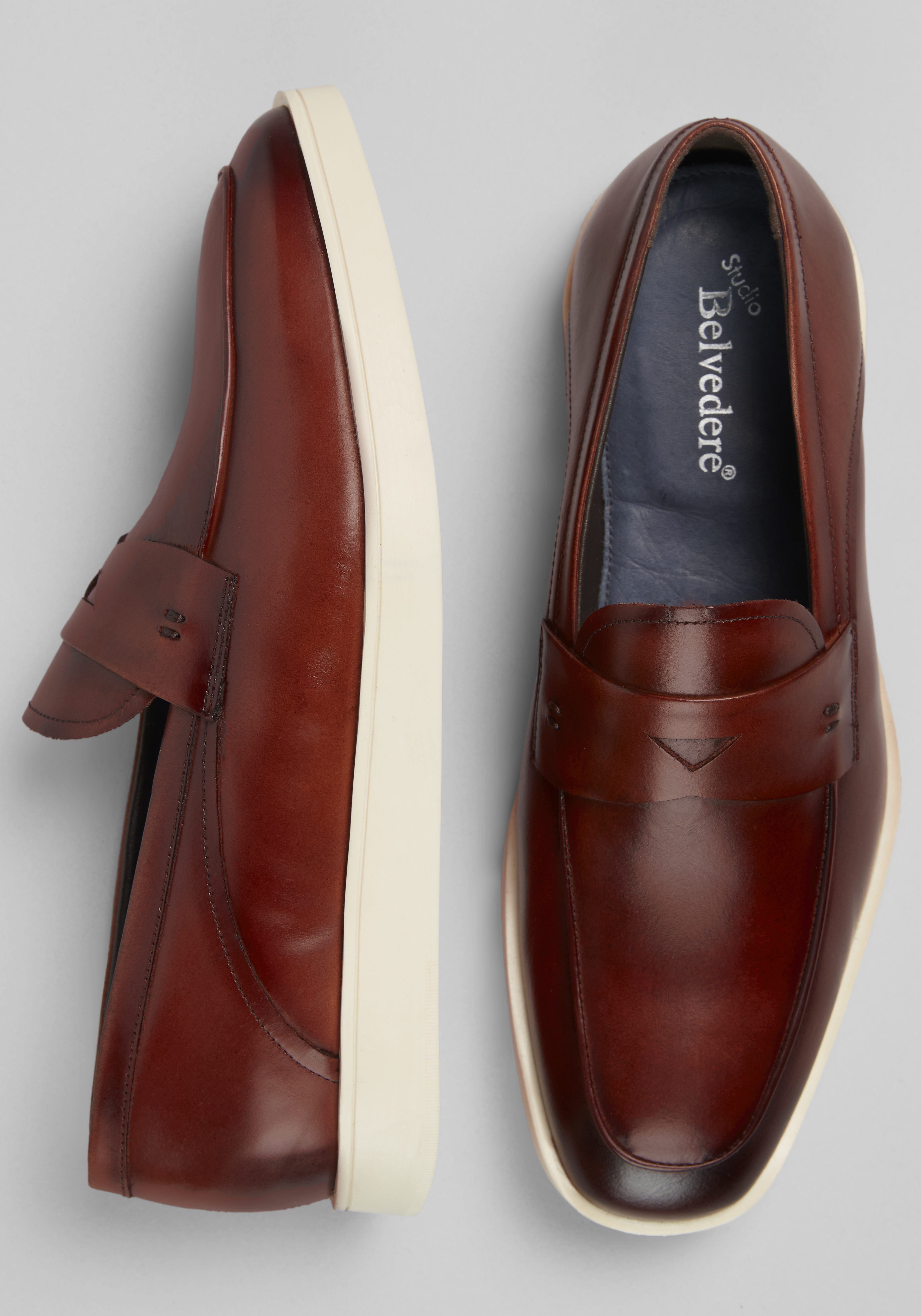 Belvedere Maurizio Hybrid Penny Loafers