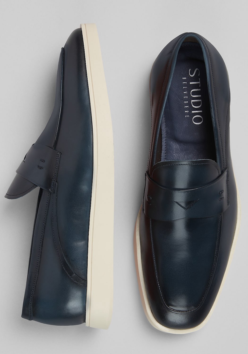 Belvedere Maurizio Hybrid Penny Loafers