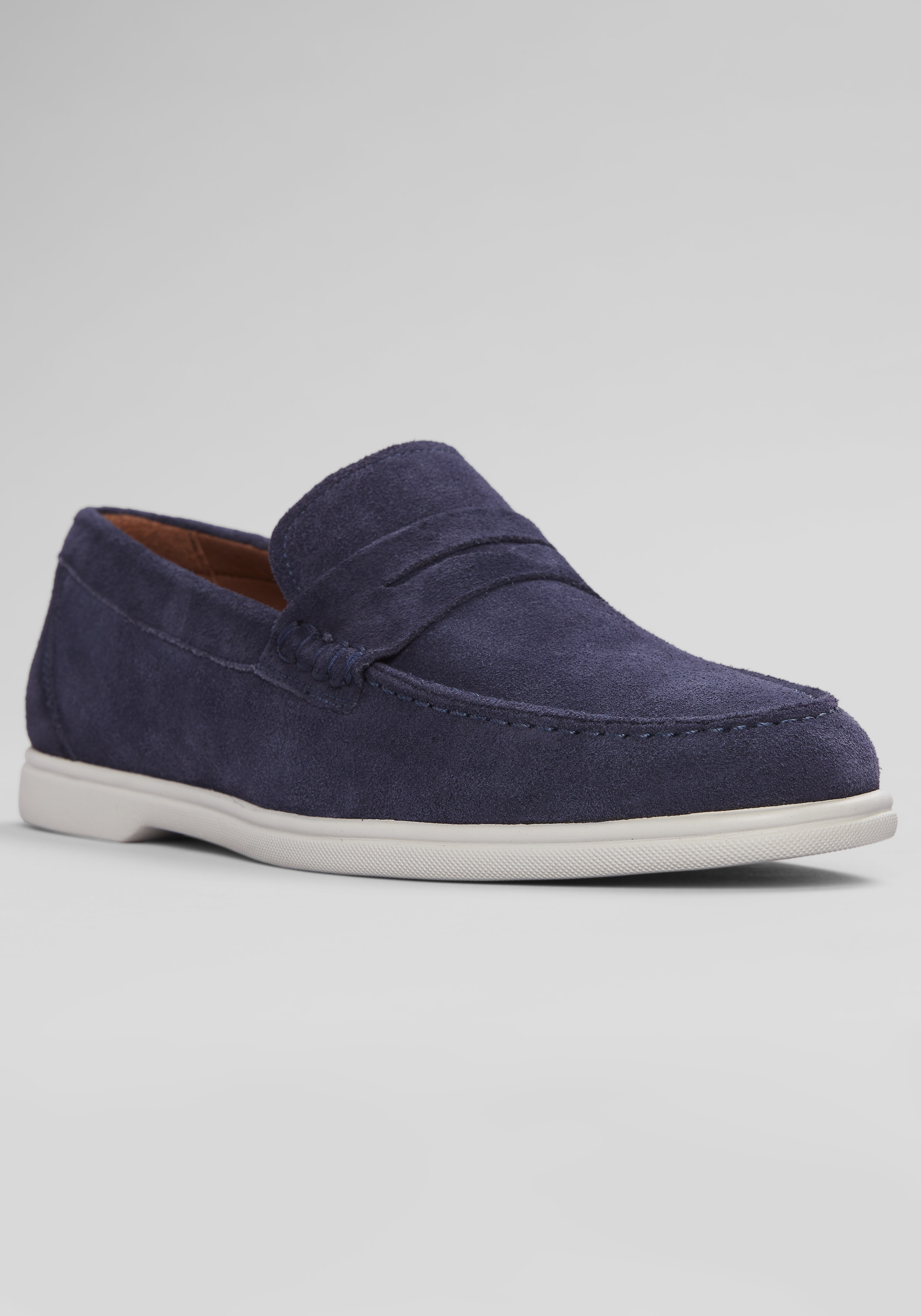 Belvedere Niko Suede Hybrid Penny Loafers