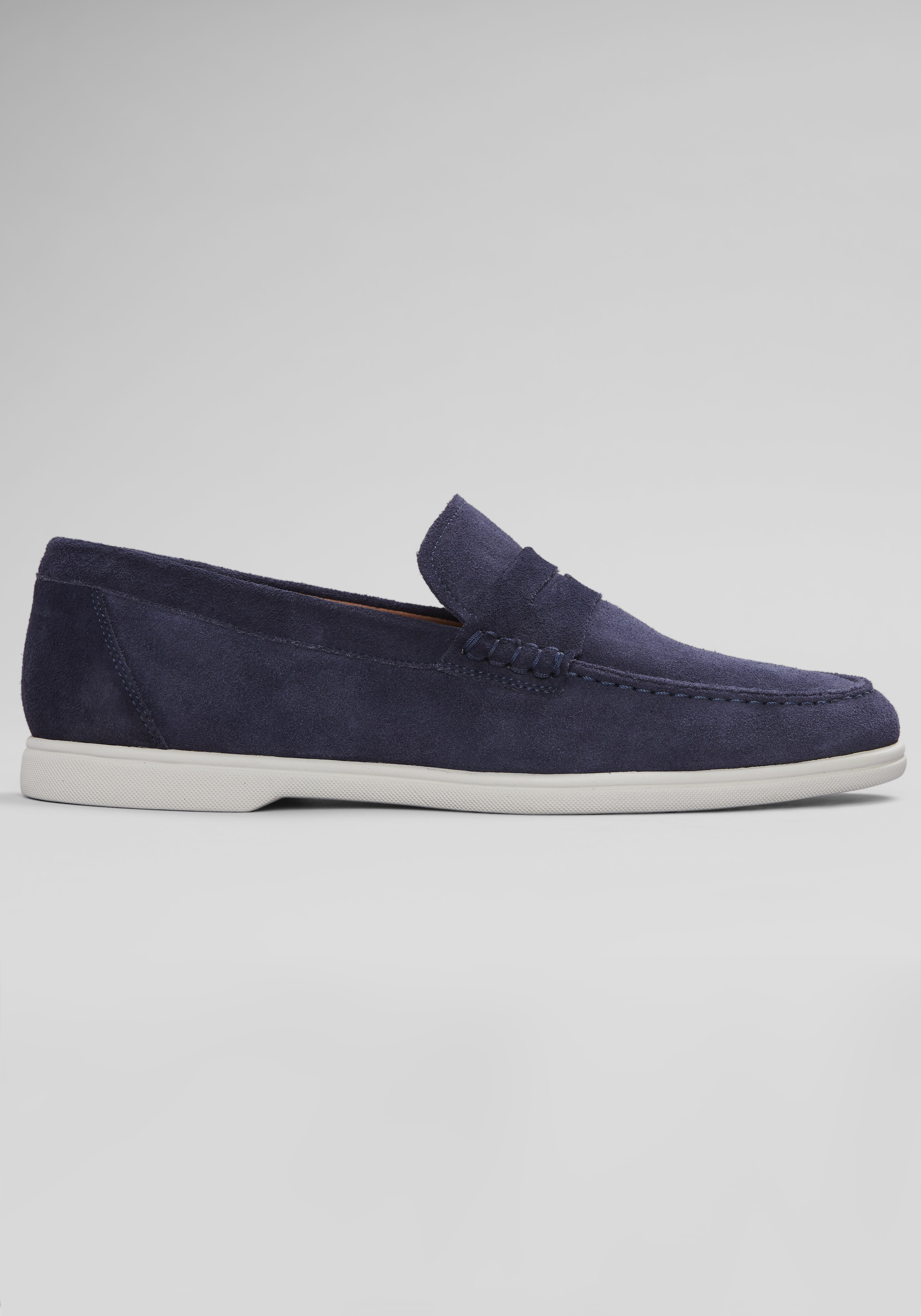Belvedere Niko Suede Hybrid Penny Loafers