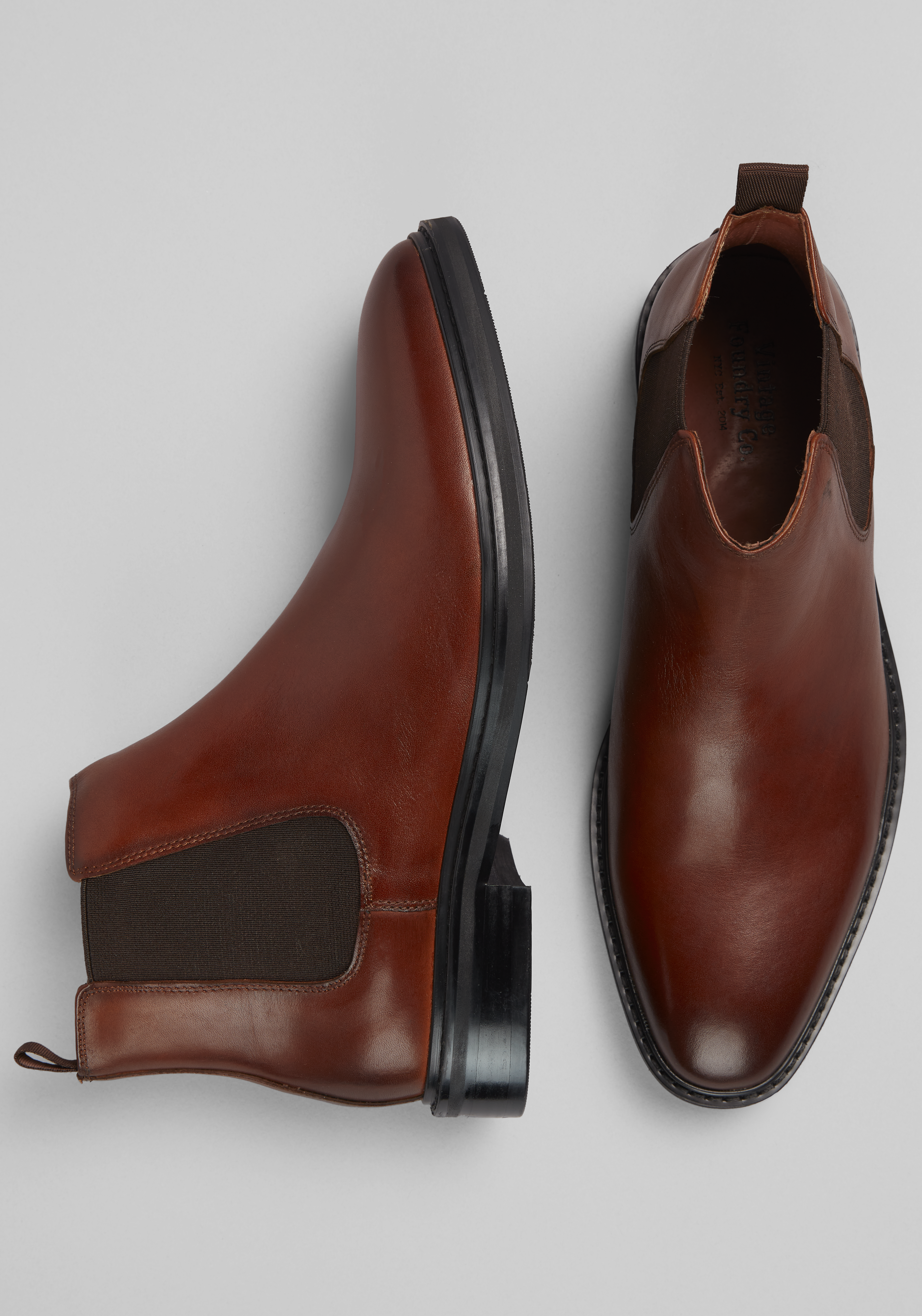 Men's Shoes, Vintage Foundry Randall Chelsea Boots - Jos A Bank