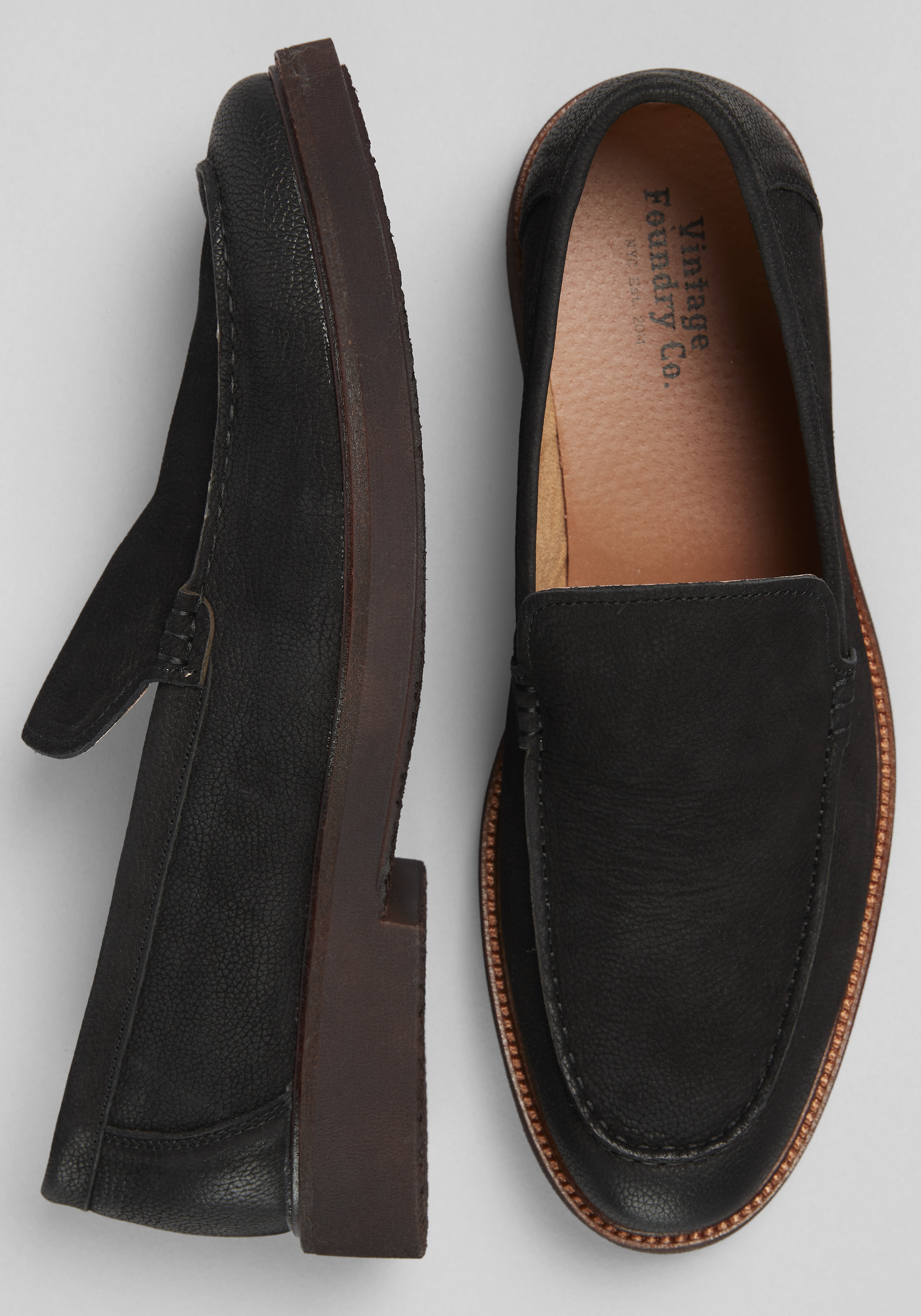 Men's Shoes, Vintage Foundry Xander Loafer Dress Shoes - Jos A Bank