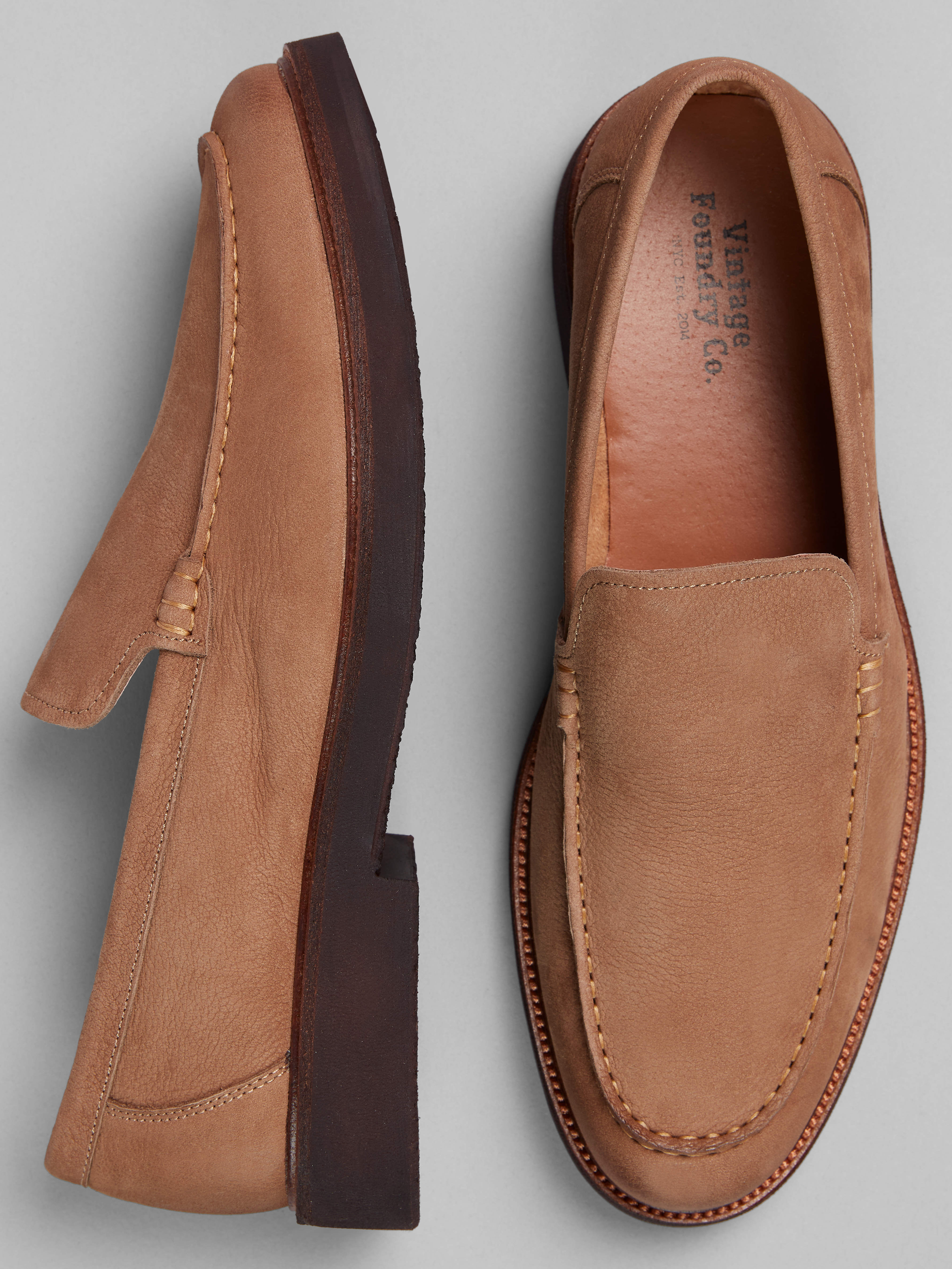 Men's Shoes, Vintage Foundry Xander Loafer Dress Shoes - Jos A Bank