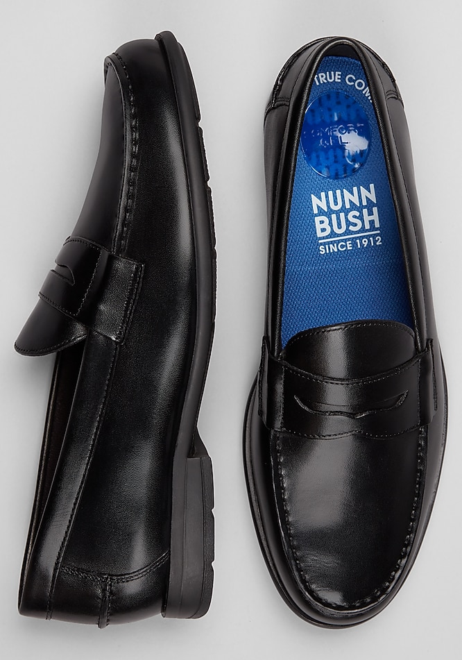 Nunn Bush Drexel Moc Toe Penny Loafers - Mens Clothing Online