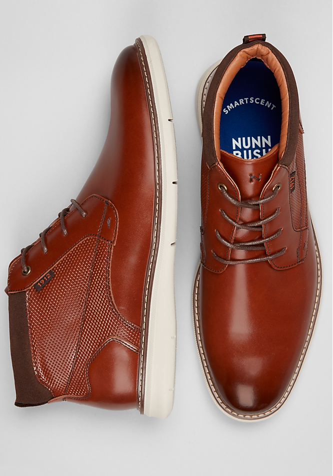 Nunn Bush Chase Men\'s Casual Leather Lace-Up Shoes in Brown Nunn Bush® Chase Men main image 3