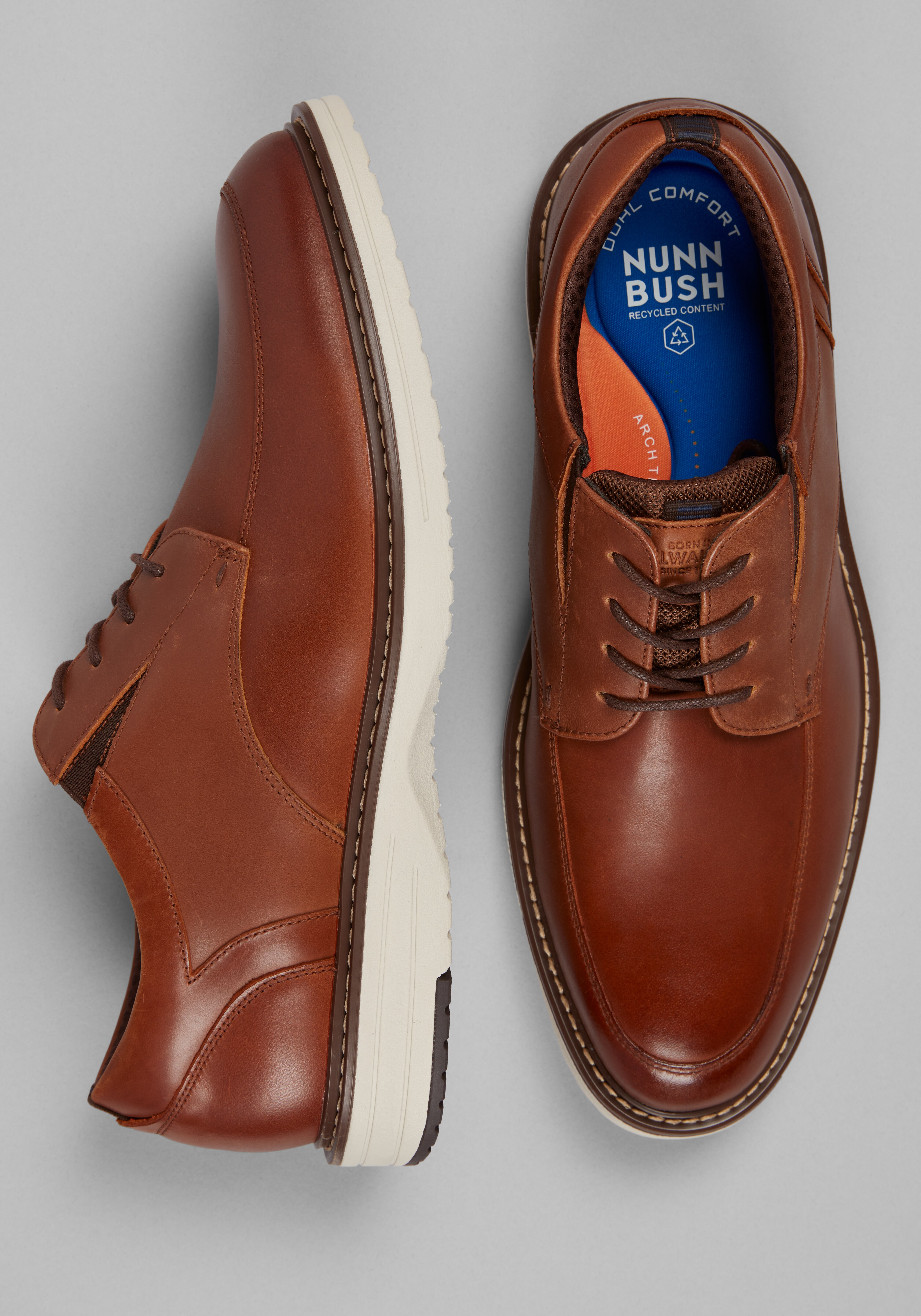 Men's Shoes, Nunn Bush Griff Moc Toe Oxfords - Jos A Bank
