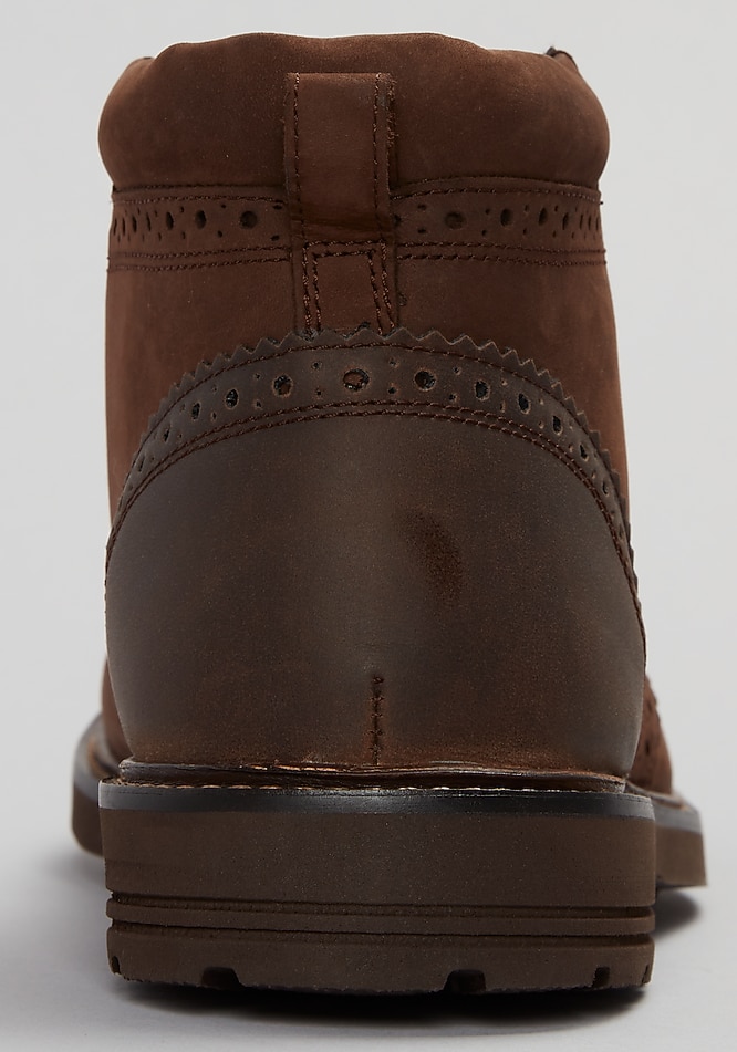 Nunn Bush Mens Ozark Brown Leather Lace Up Lightweight Chukka Ankle Boots Size 9 Nunn Bush Ozark IIPlain Toe Chukka Boot, Brown Crazy Horse  main image 3