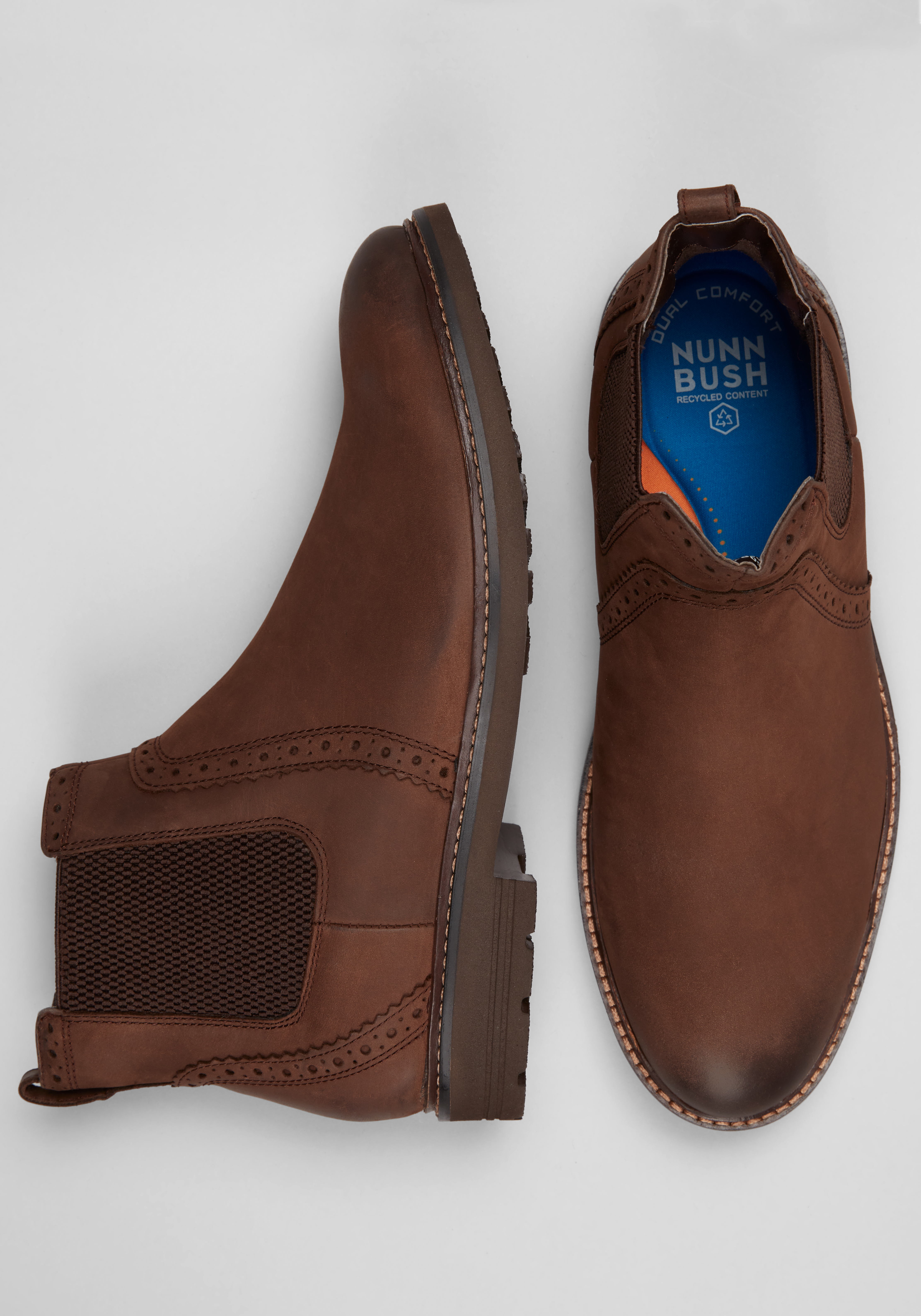 Men's Shoes, Nunn Bush Otis II Plain Toe Chelsea Boots - Jos A Bank