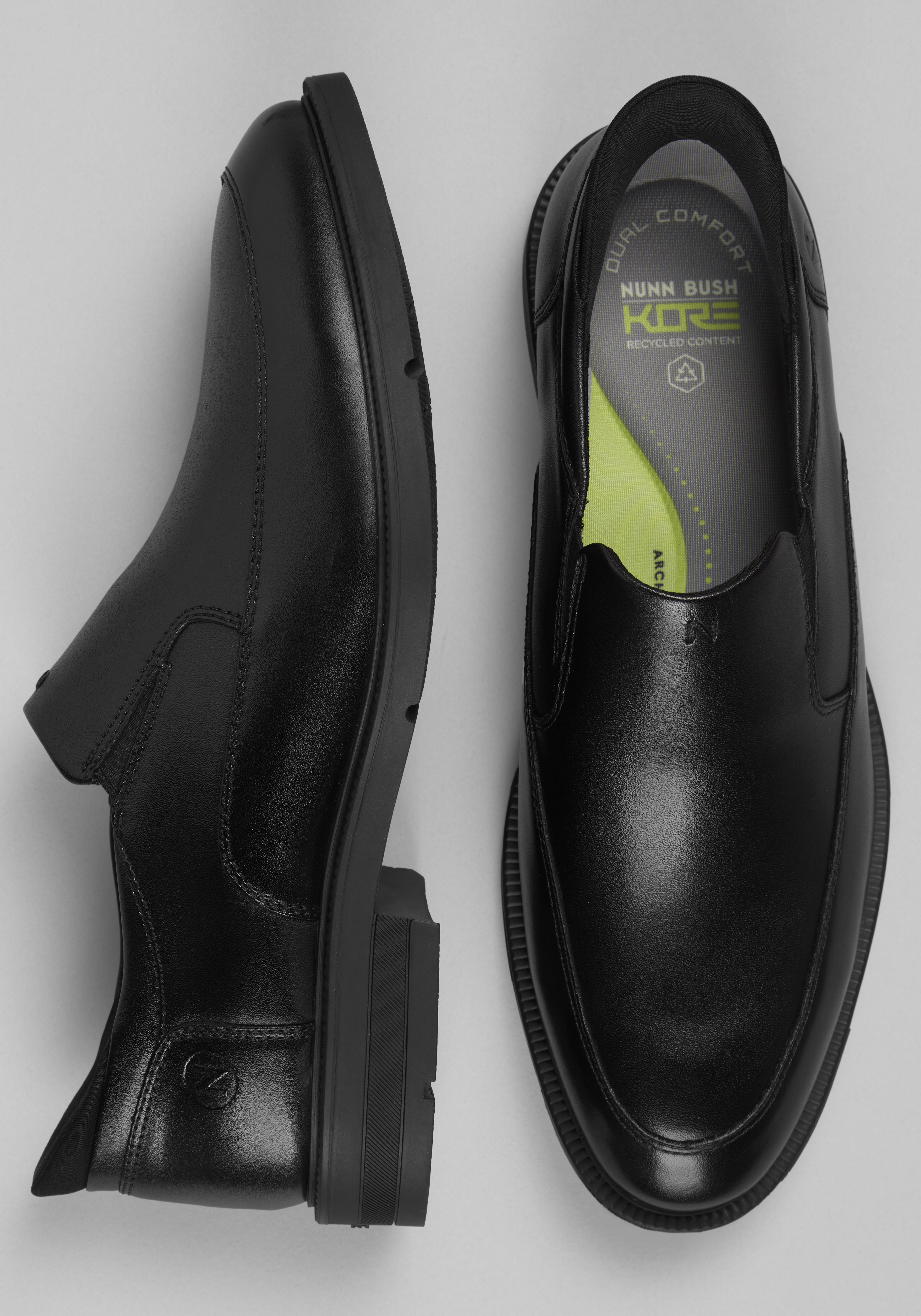 Nunn Bush KORE EZ Icon Moc Toe Slip On Shoes