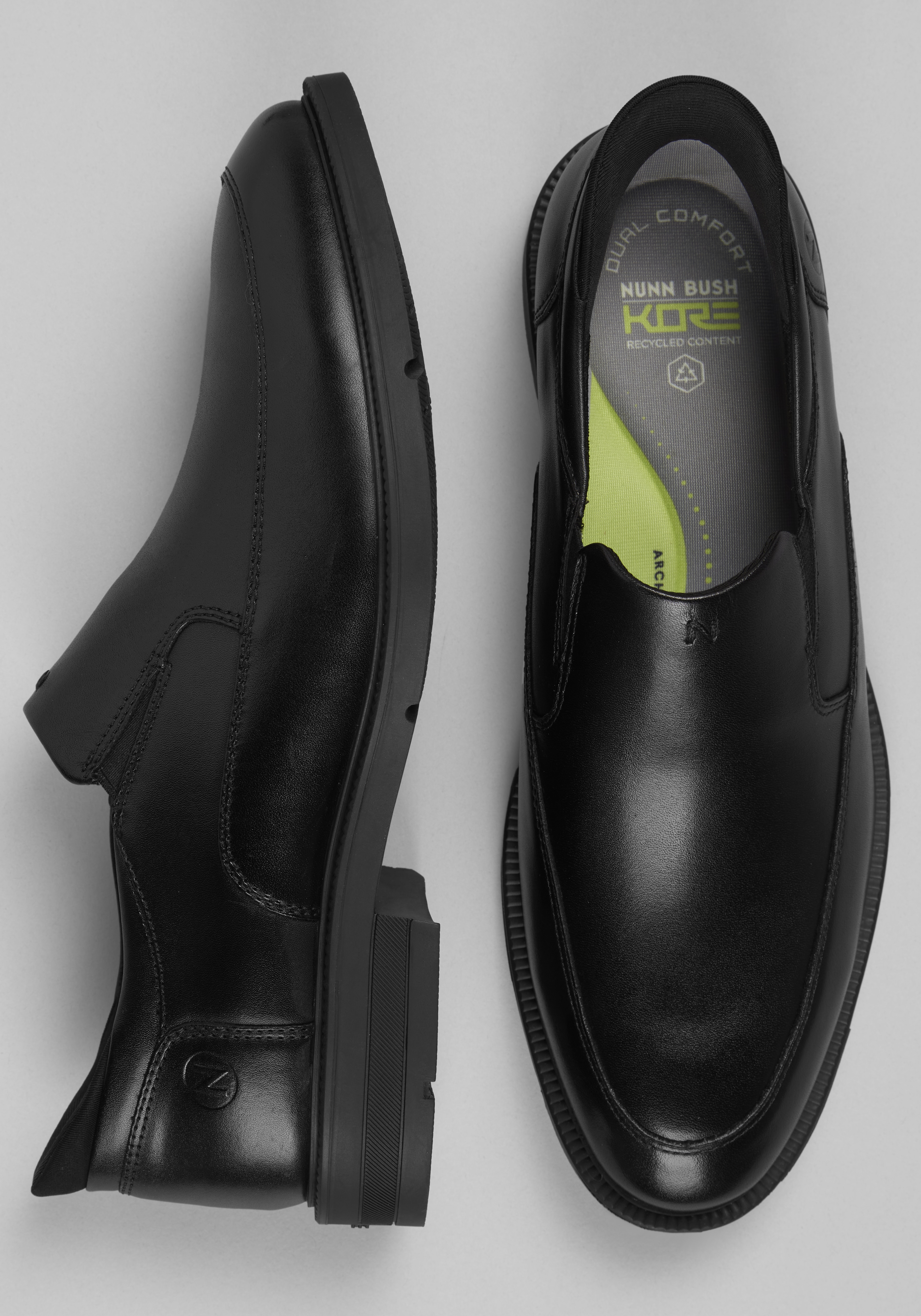 Nunn Bush KORE EZ Icon Moc Toe Slip On Shoes