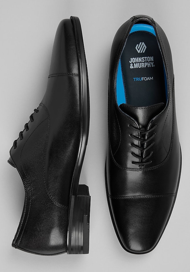 【美品】Johnston&Murphy 25.5〜26cm USA製 Johnston & Murphy Mills Perfed Cap Toe Oxfords CLEARANCE - All