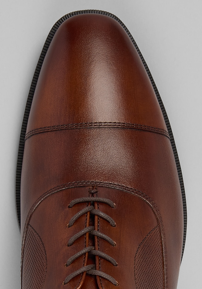 Johnston & Murphy Mills Perfed Cap Toe Oxfords - Johnston & Murphy