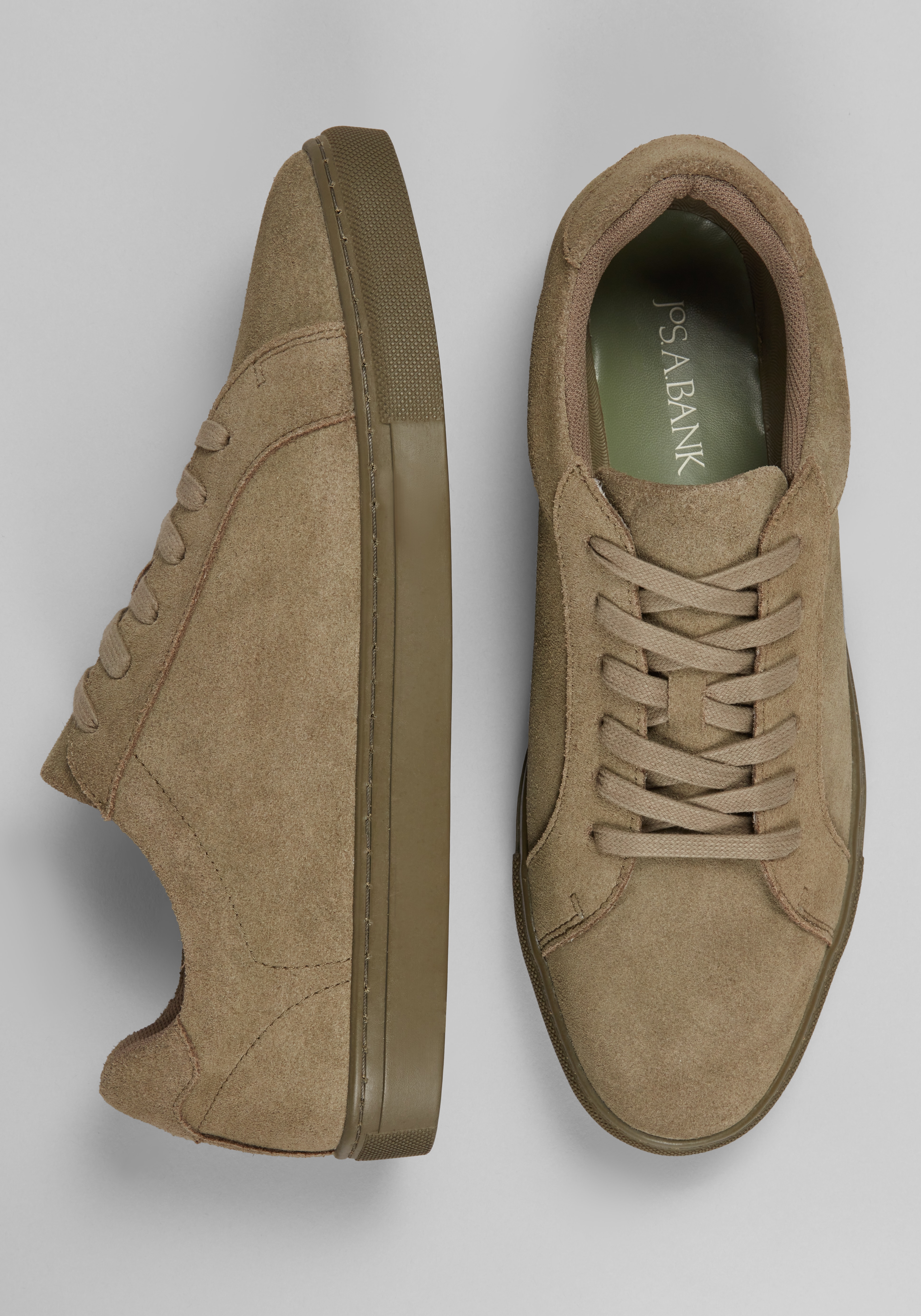 Men's Shoes, Jos. A. Bank Suede Sneakers - Jos A Bank
