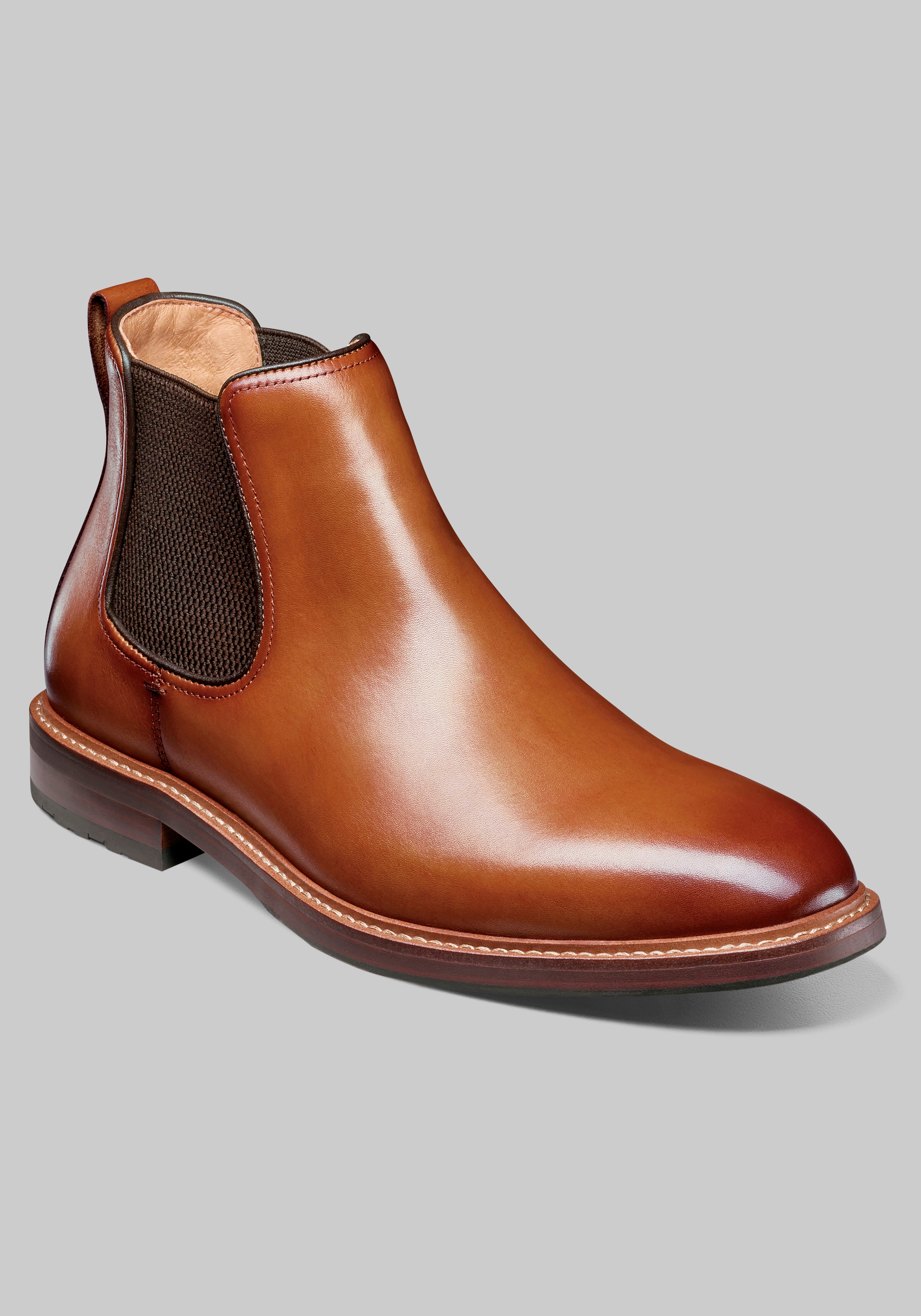 Men's Shoes, Florsheim Anthem Plain Toe Chelsea Boots - Jos A Bank