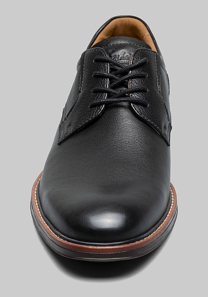 mens black dress loafer The Imperial Black & Gold Leather Men Dress Shoe [EU-46 & US-13]
