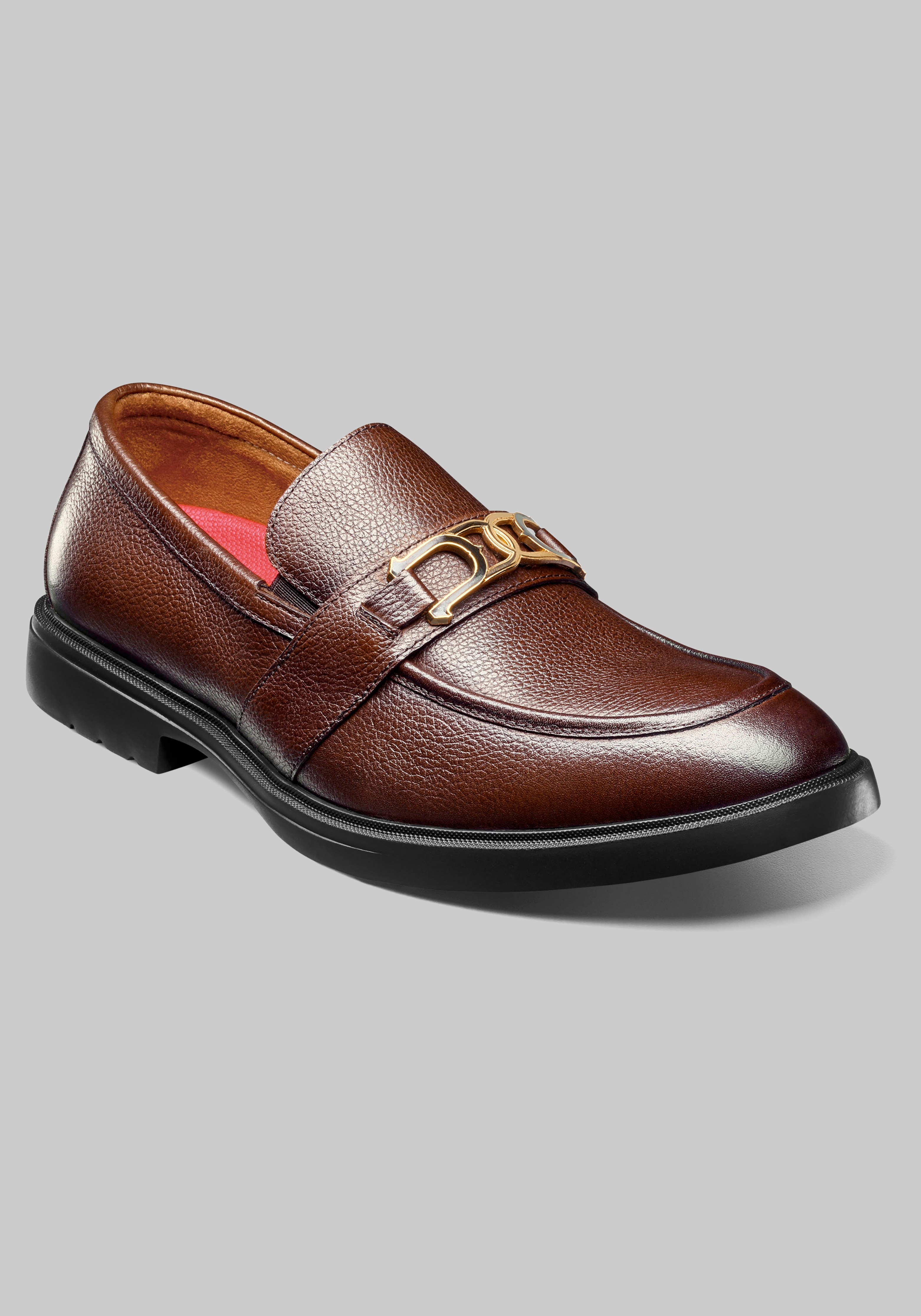 Men's New!, Stacy Adams Todridge Moc Toe Bit Slip On Shoes - Jos A Bank