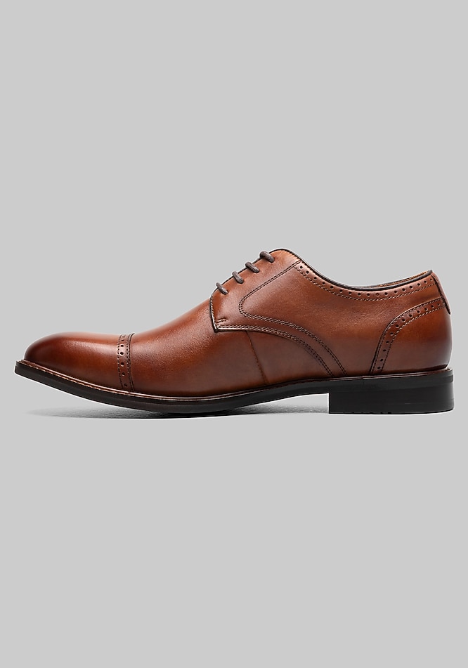 stacy adams dress shoes brown Stacy Adams Men's Nelson Cap Toe Oxford Shoes (Black) main image 1