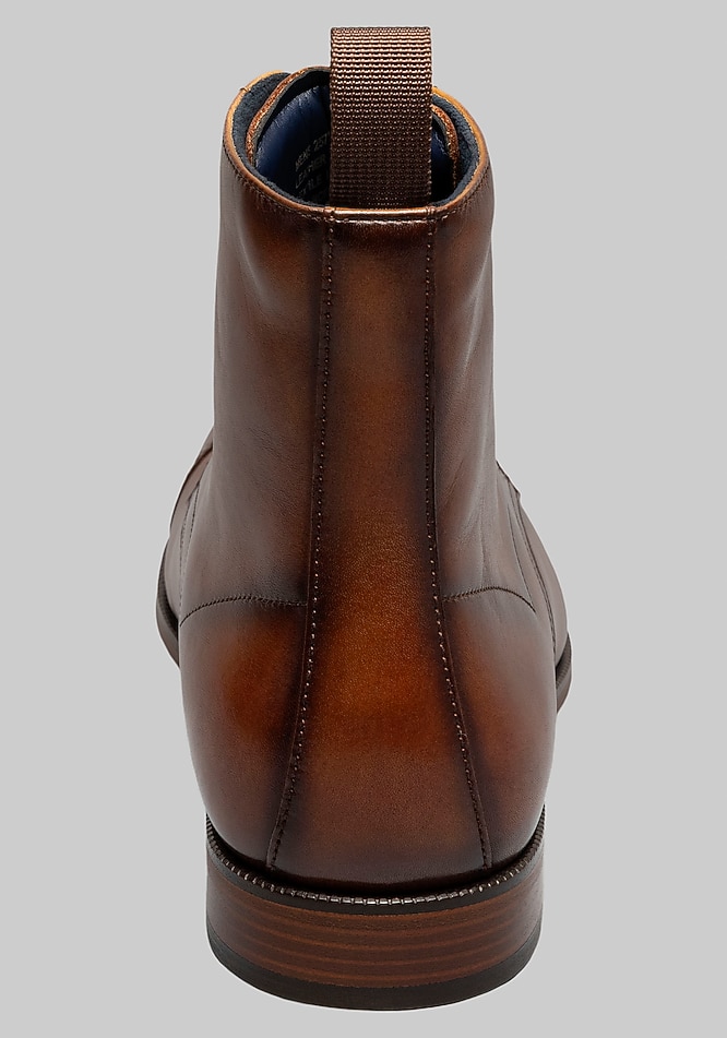 Size 9.5 Vintage short brown genuine leather men Stacy Adams ankle boots. Stacy Adams Maxwell Brown Men main image 2