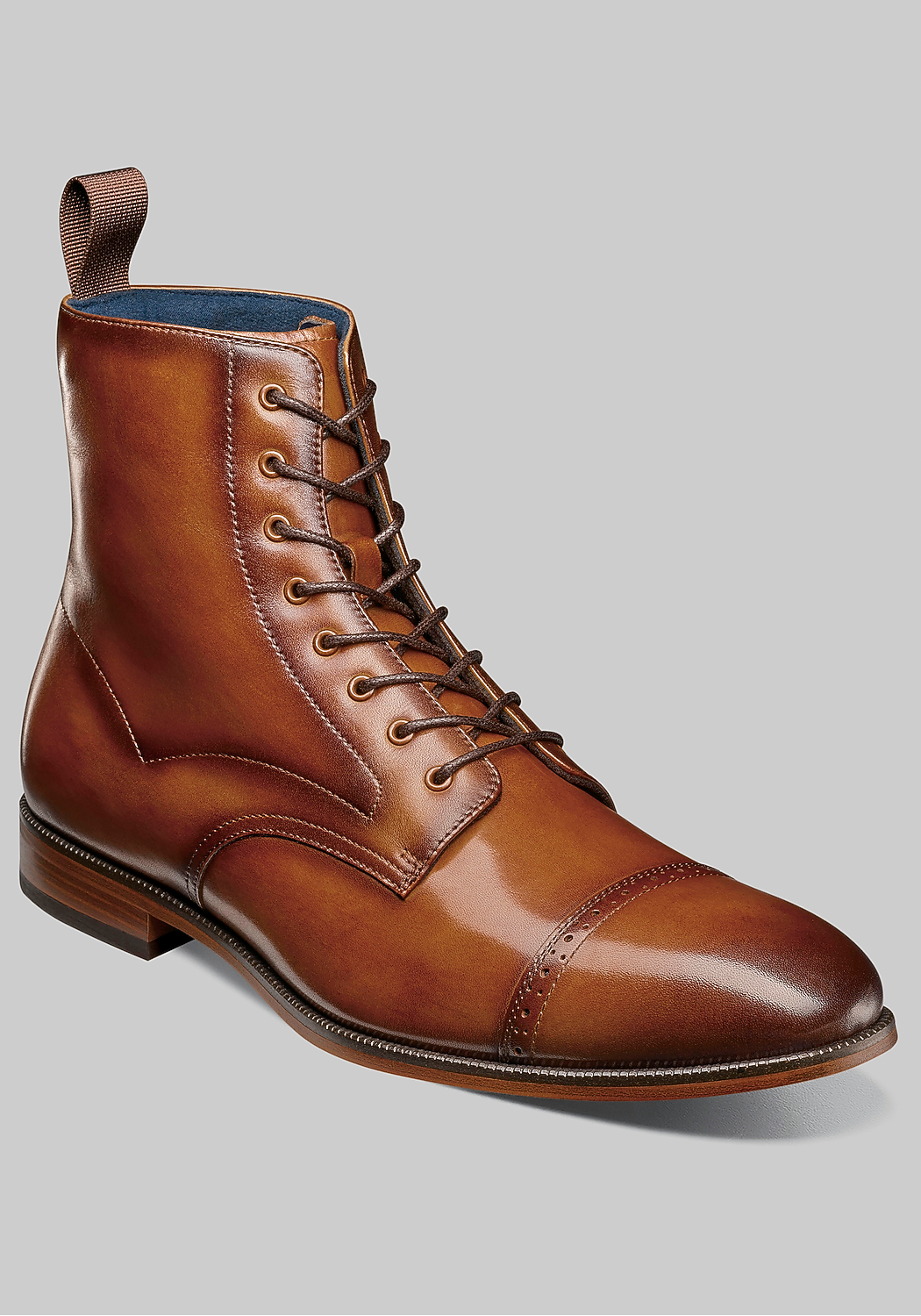 Stacy Adams Henry Cap Toe Lace Boots
