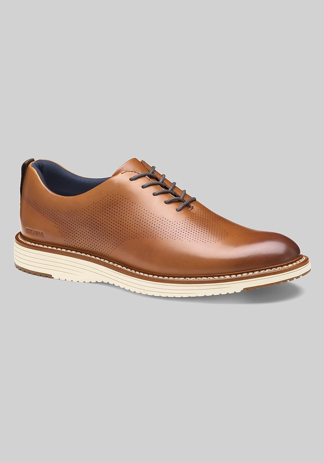 Johnston & Murphy Upton One-Piece Perfed Plain Toe