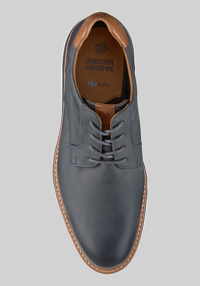 Johnston & Murphy Braxton Plain Toe Oxfords - All Shoes | Jos A Bank