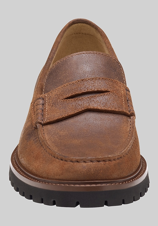 Johnston & Murphy Collier Penny Moc Toe Loafers - Johnston