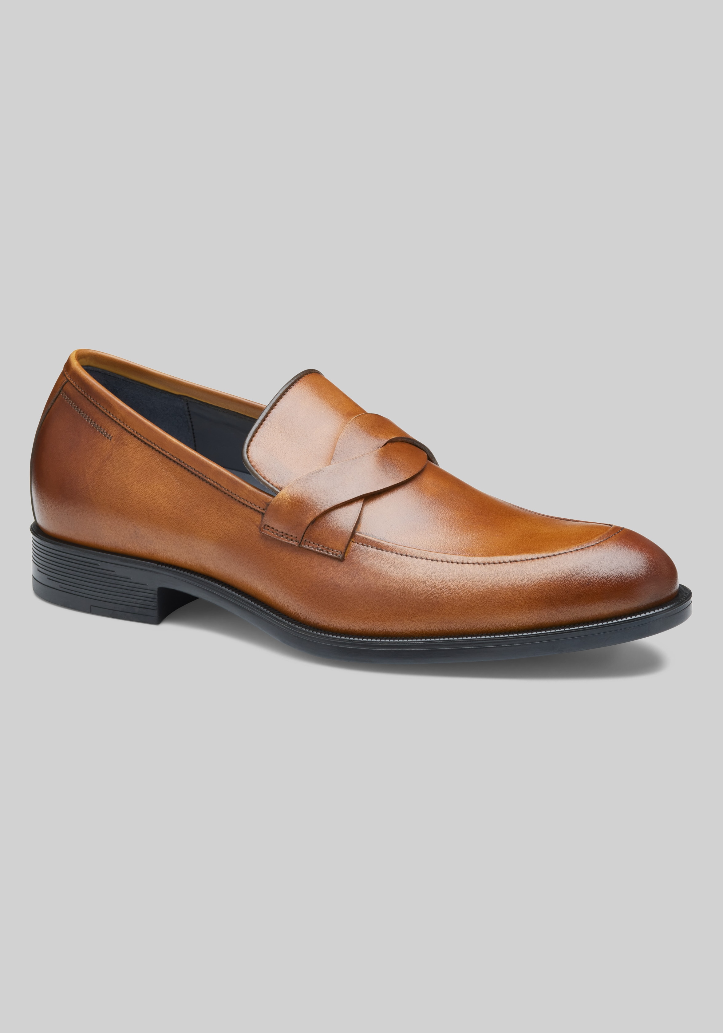 Men's Shoes, Johnston & Murphy Flynch Braided Strap Loafers - Jos A Bank