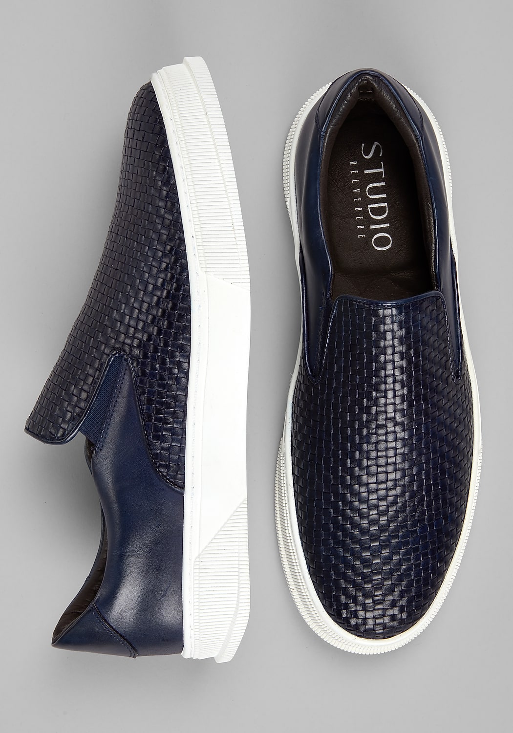 Belvedere Fernando Woven Slip On Sneakers