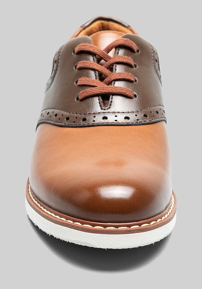 saddle brown dress shoes Frye Paul Oxford main image 1