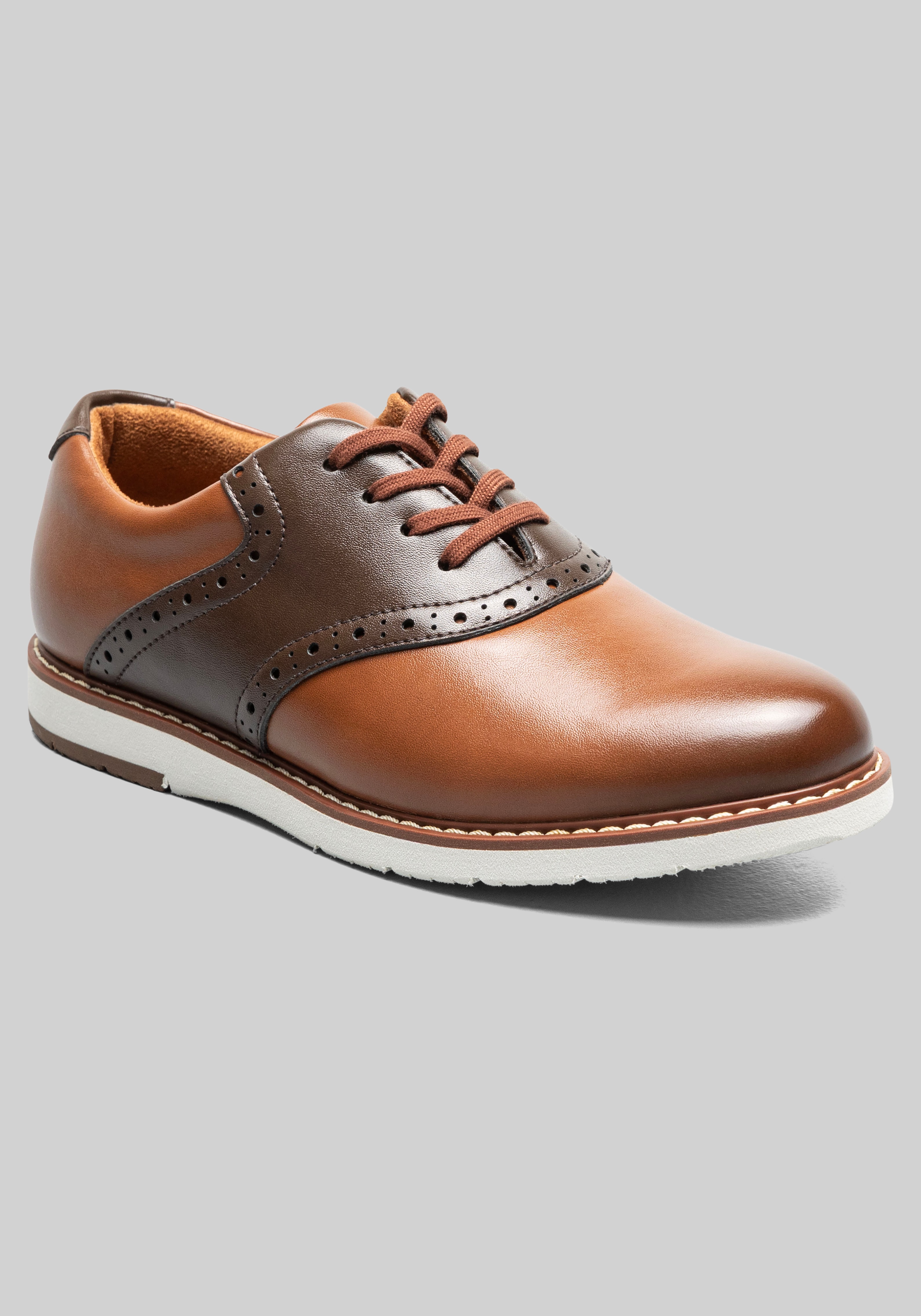 Men's Shoes, Florsheim Vibe Jr. Boys Saddle Shoes - Jos A Bank