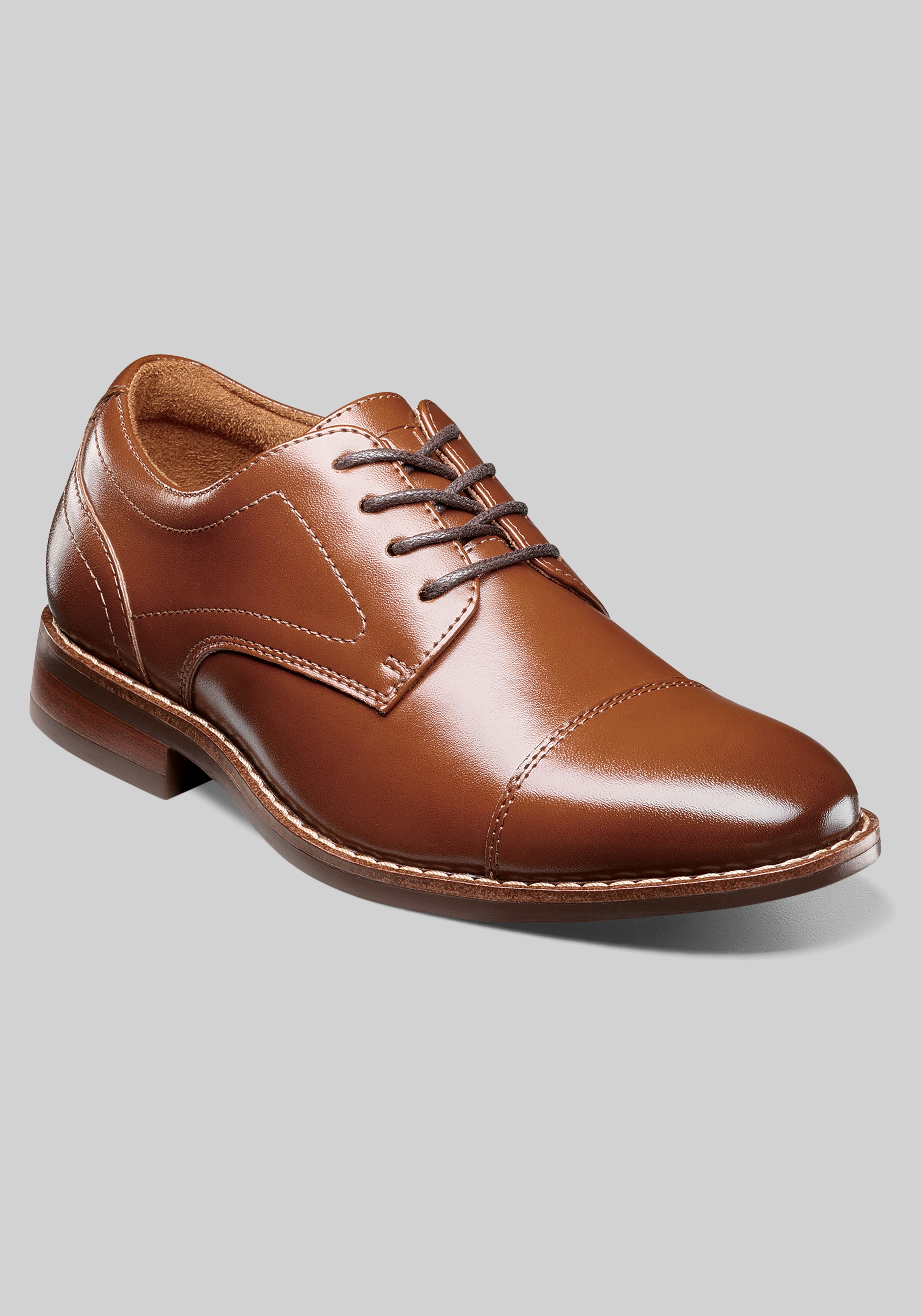 Men's Shoes, Florsheim Rucci Jr. Boys Cap Toe Oxfords - Jos A Bank