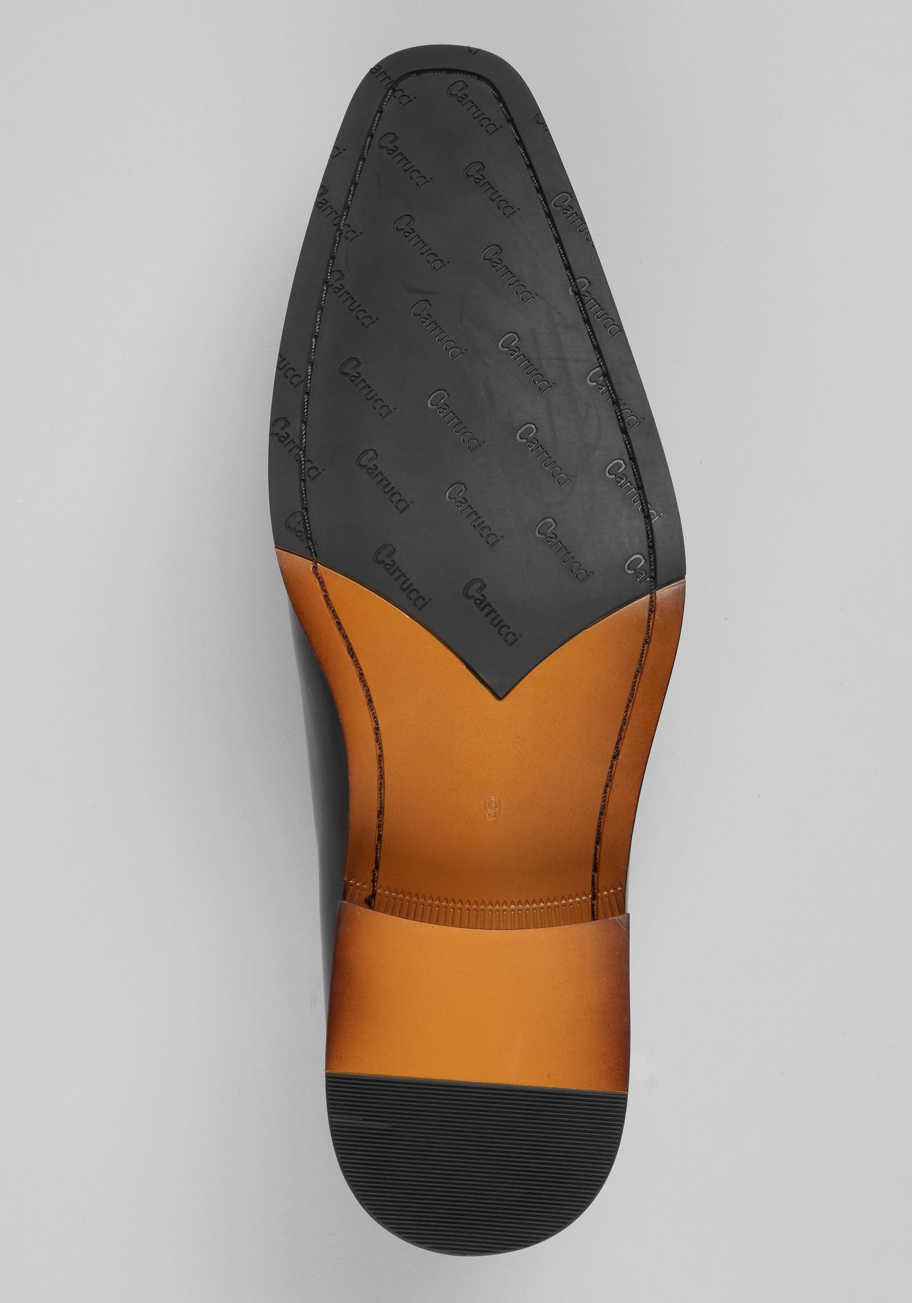 Carrucci Hand-Burnished Dress Oxfords