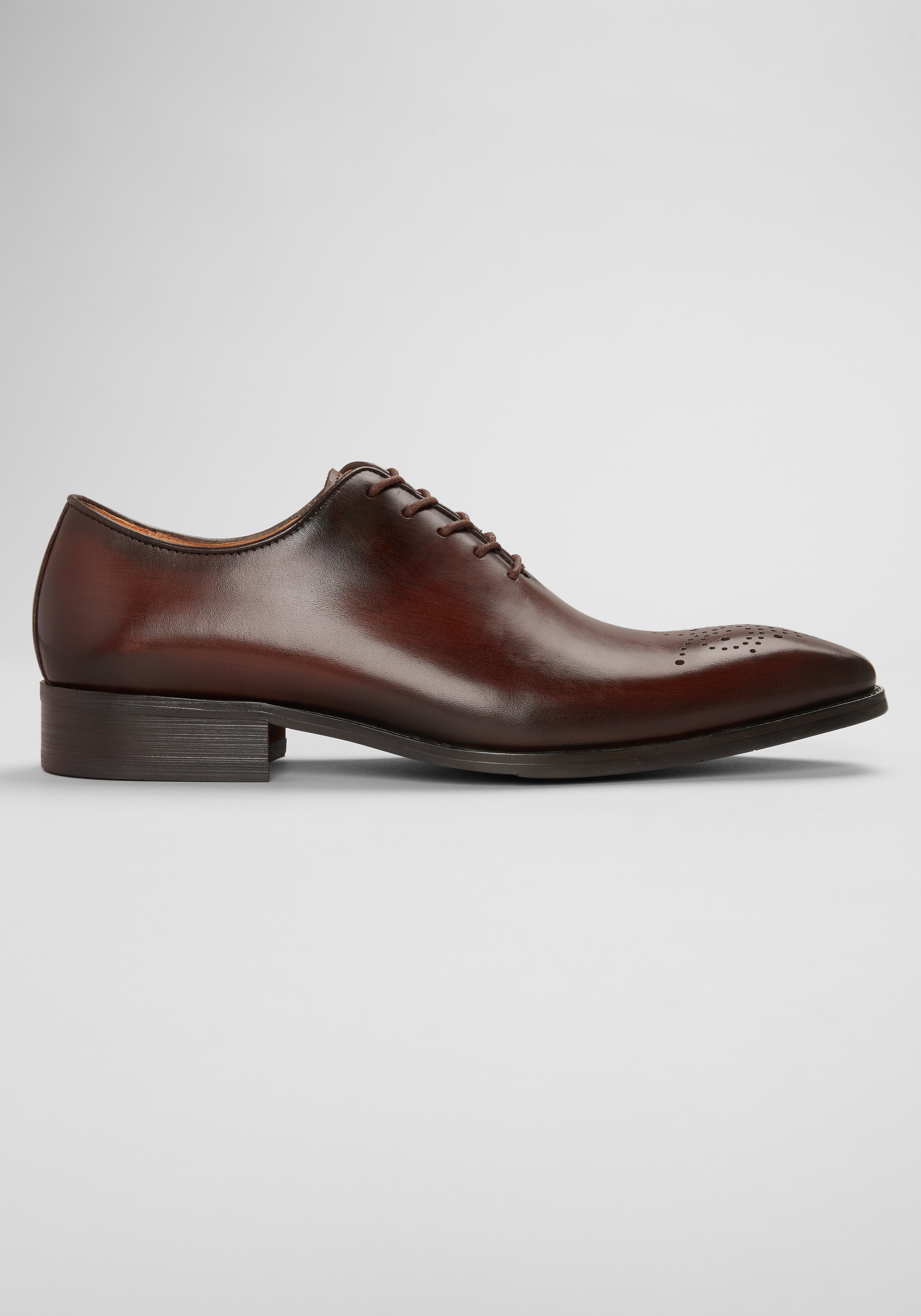 Carrucci Hand-Burnished Dress Oxfords