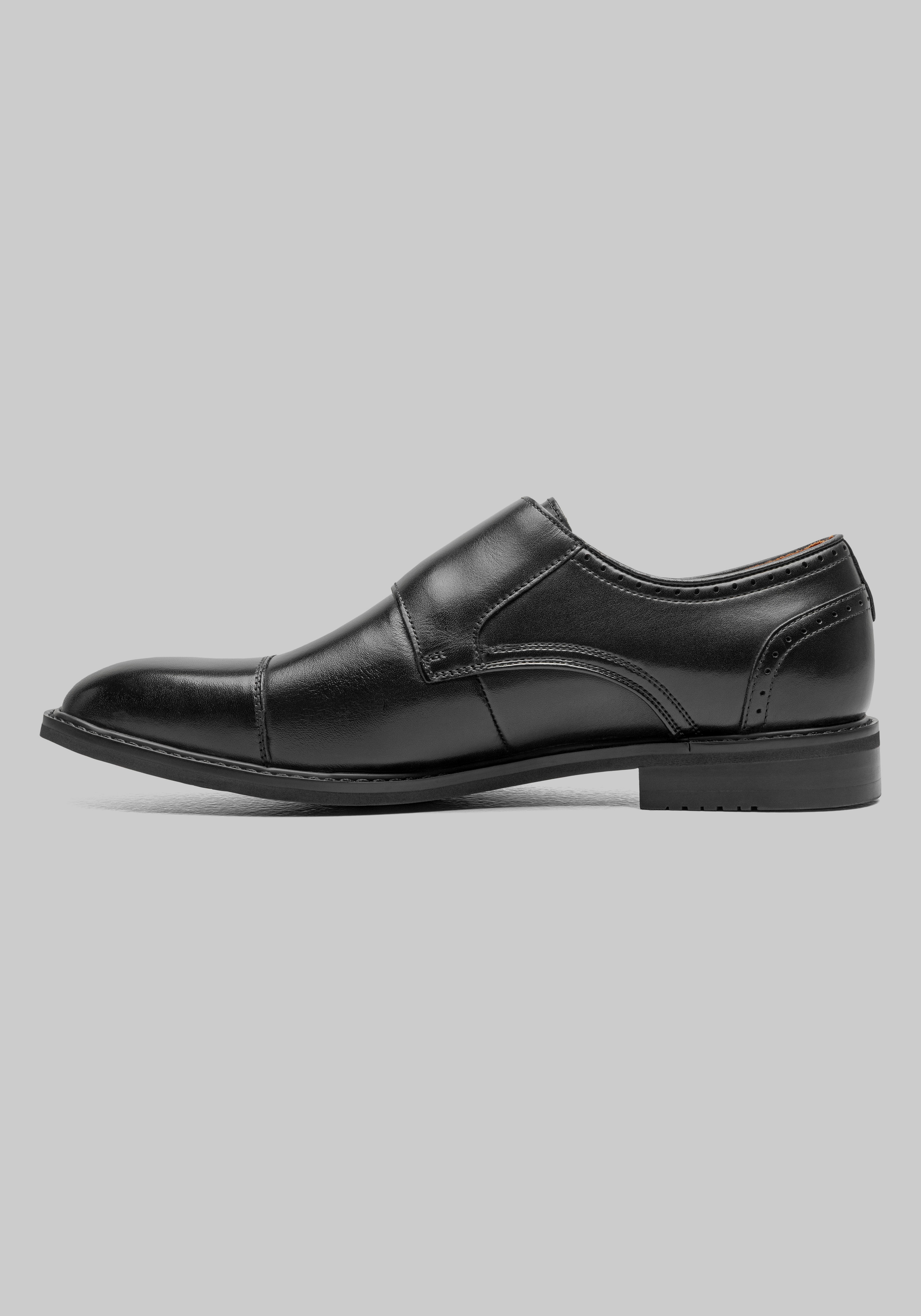 Stacy Adams Boswell Double Monk Strap Cap Toe Shoes