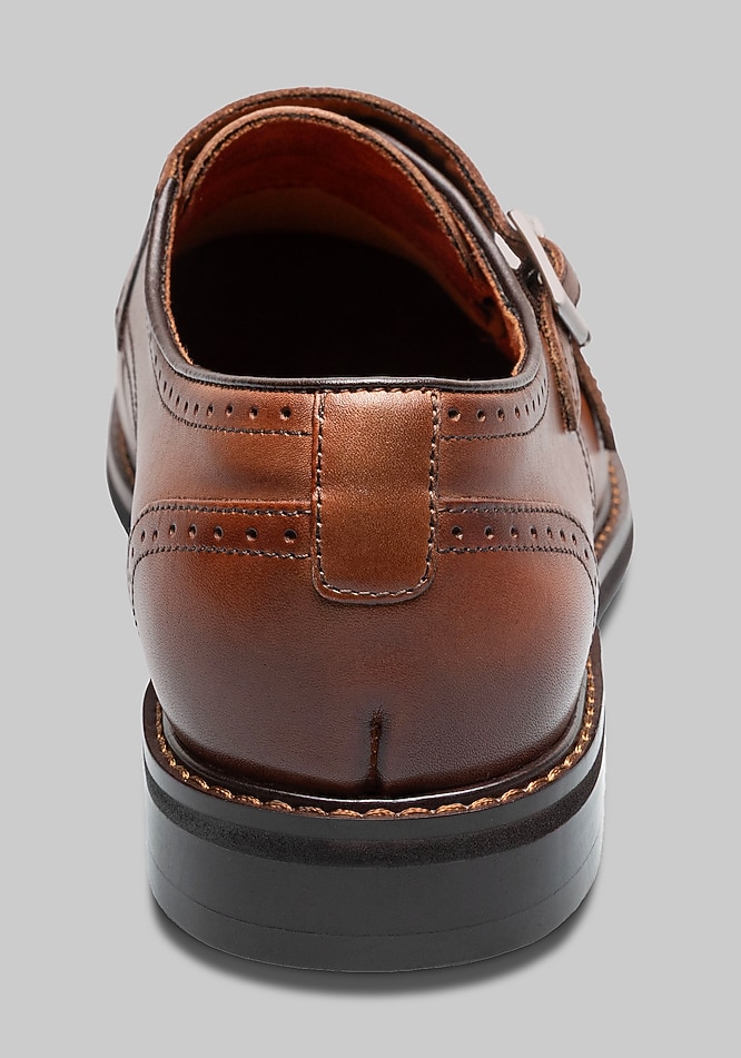 Stacy Adams Boswell Double Monk Strap Cap Toe Shoes - Stacy Adams
