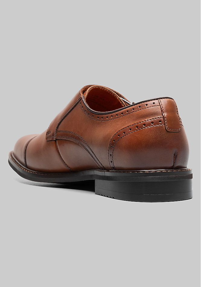 Stacy Adams Boswell Double Monk Strap Cap Toe Shoes - Stacy Adams