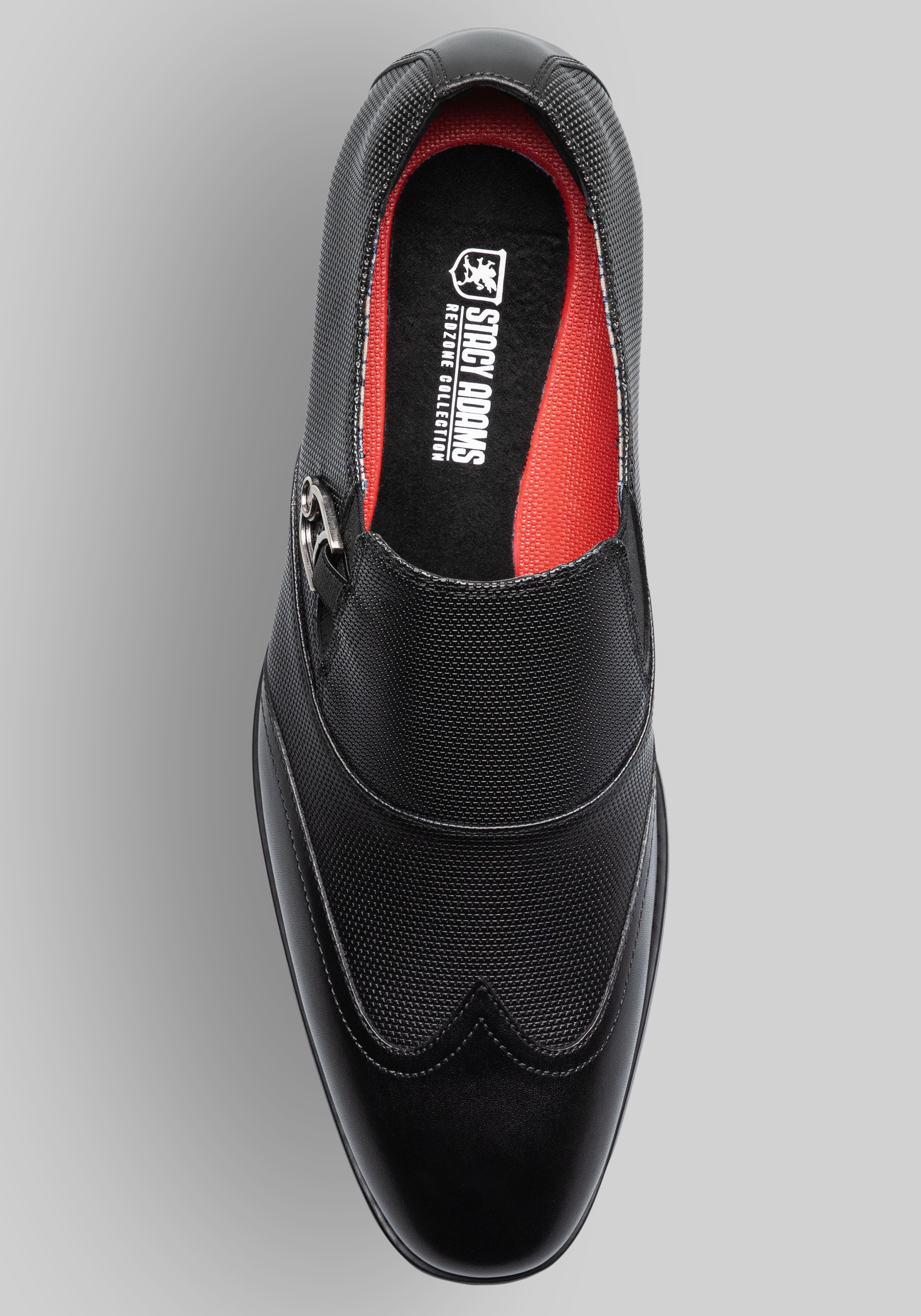 Stacy Adams Lockwood Wingtip Ornament Slip On Shoes