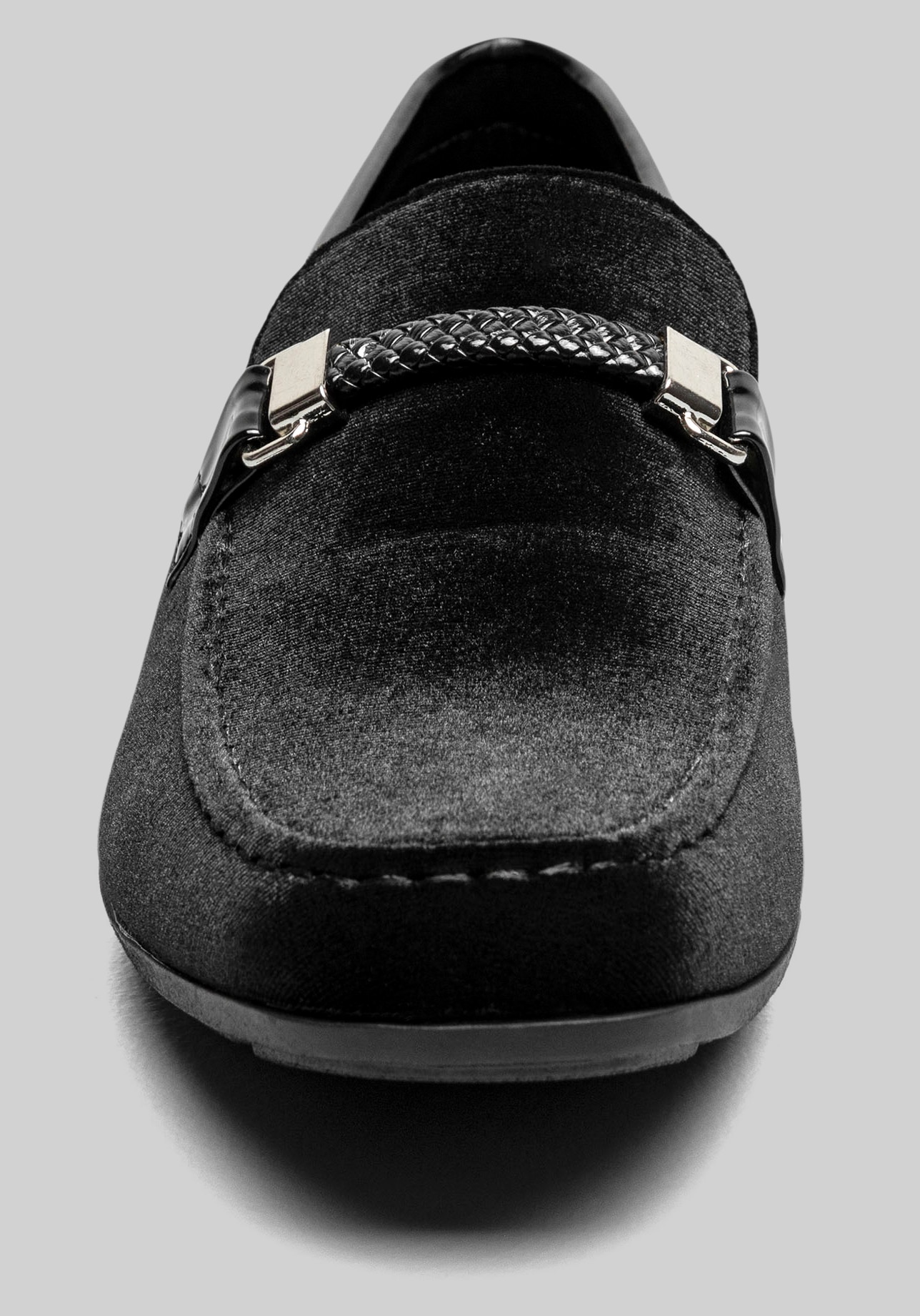 Stacy Adams Sheridan Velour Moc Toe Bit Loafers