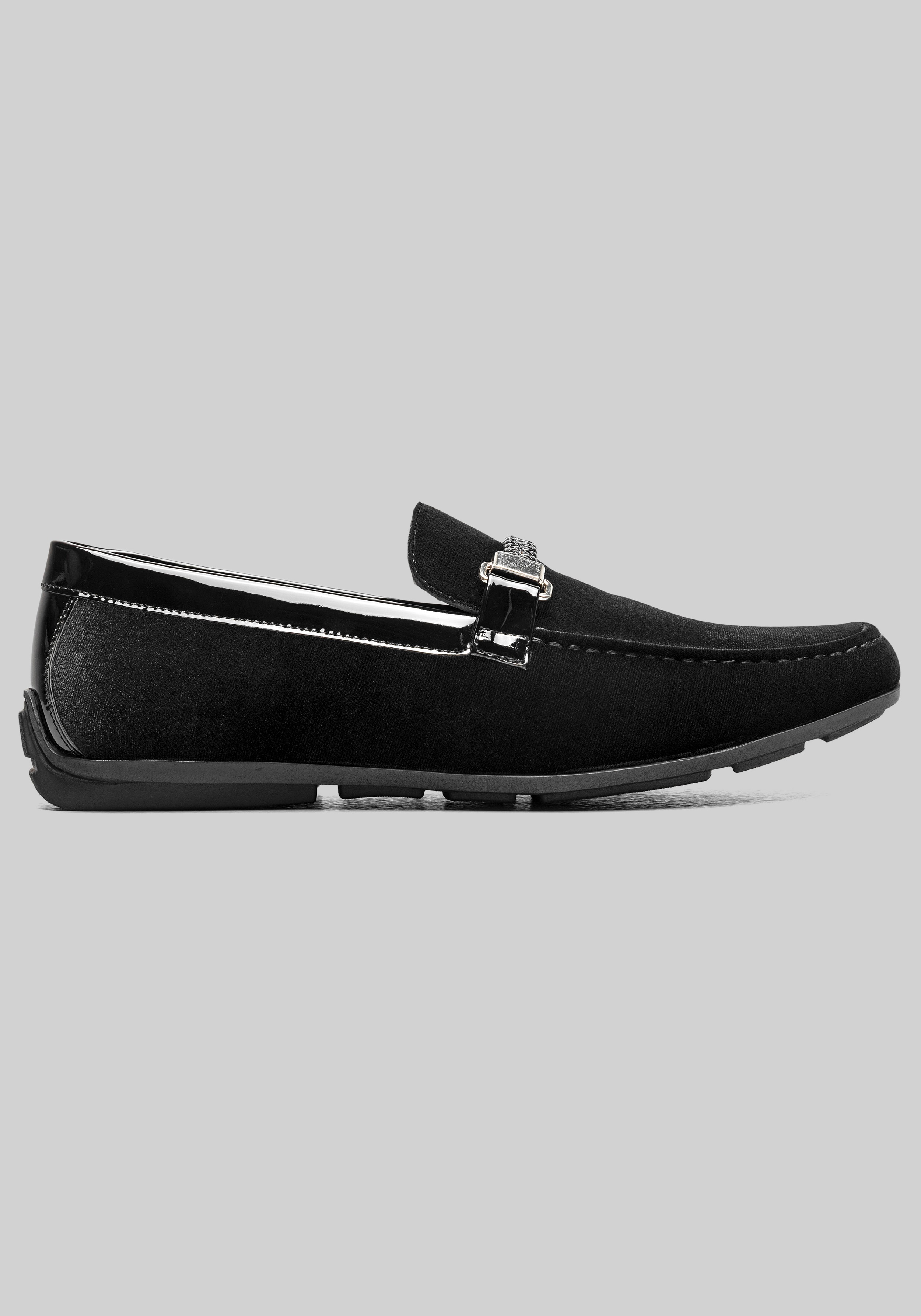 Stacy Adams Sheridan Velour Moc Toe Bit Loafers