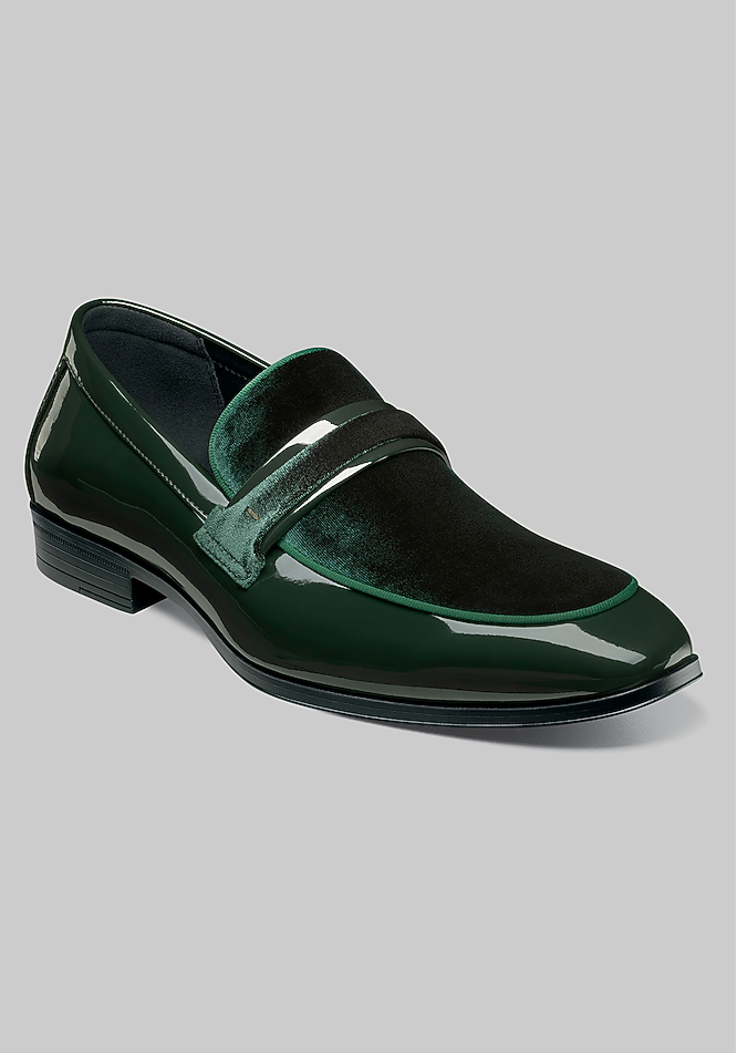 green shoes black dress Paul Witt Pump 6.5 / Suede upscale events or a big night out Extravagant Black Dress TDK112, Funky