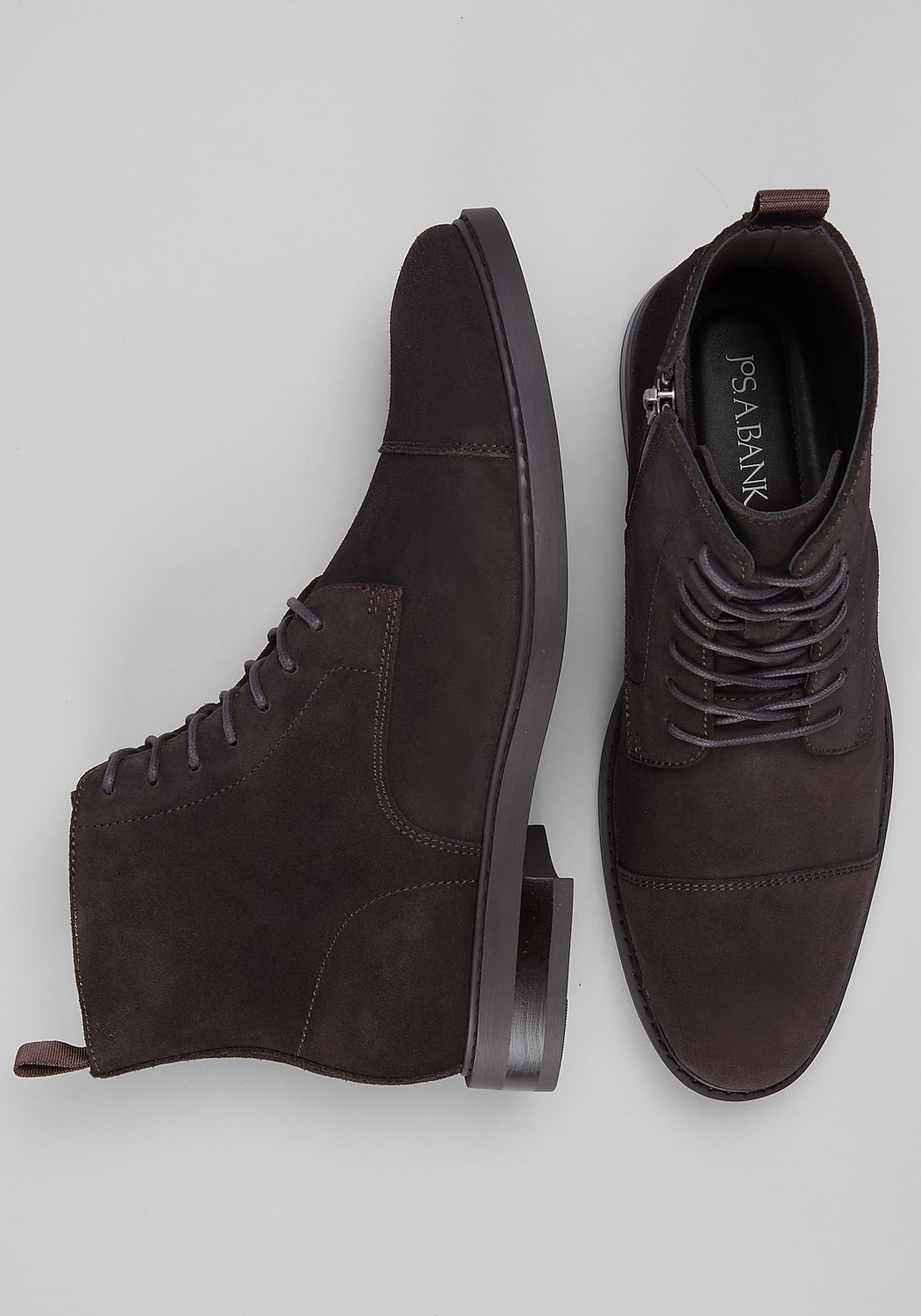 Joseph A. Bank Cap Toe Boot