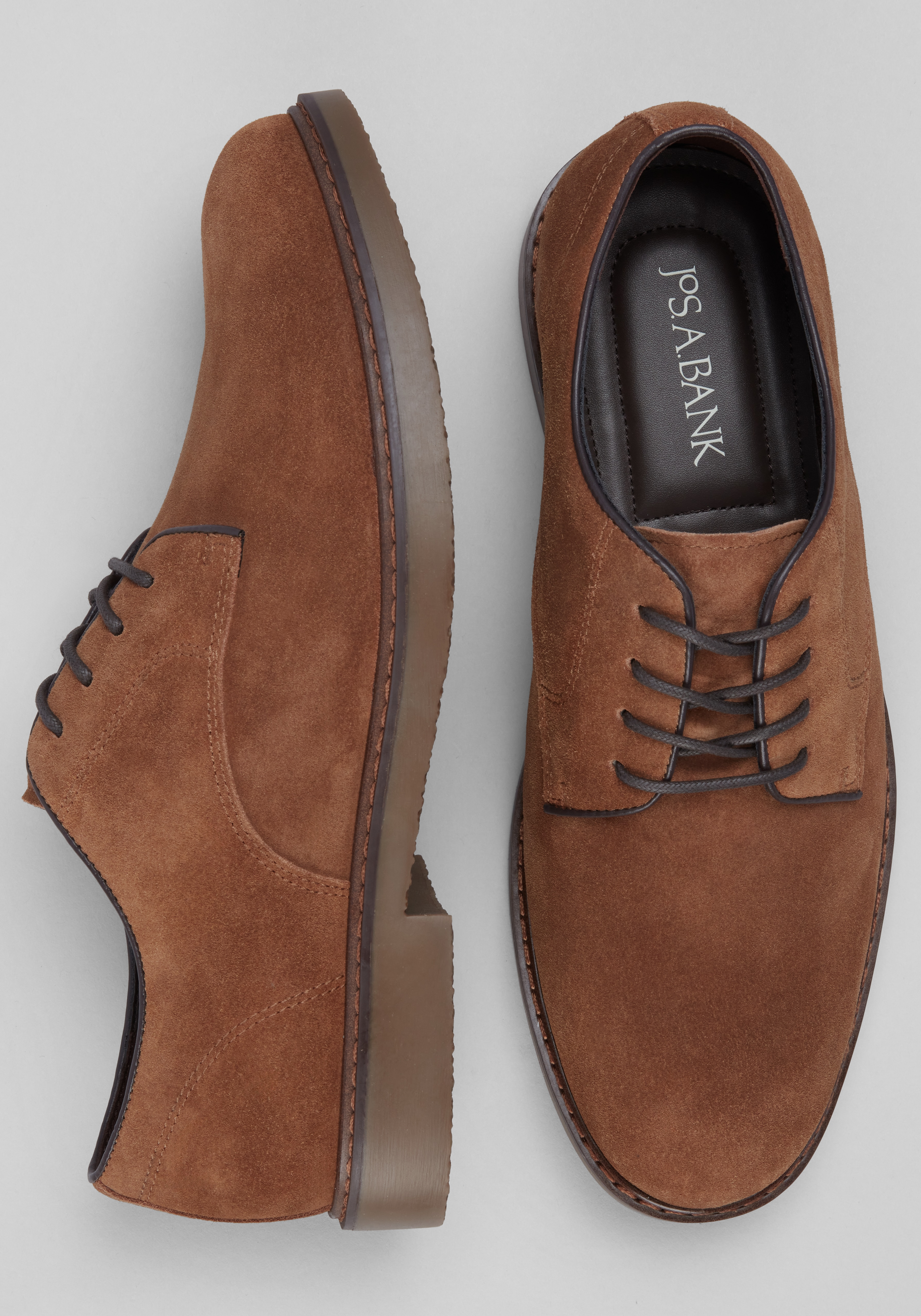 Men's Shoes, Jos. A. Bank Plain Toe Derby Shoes - Jos A Bank