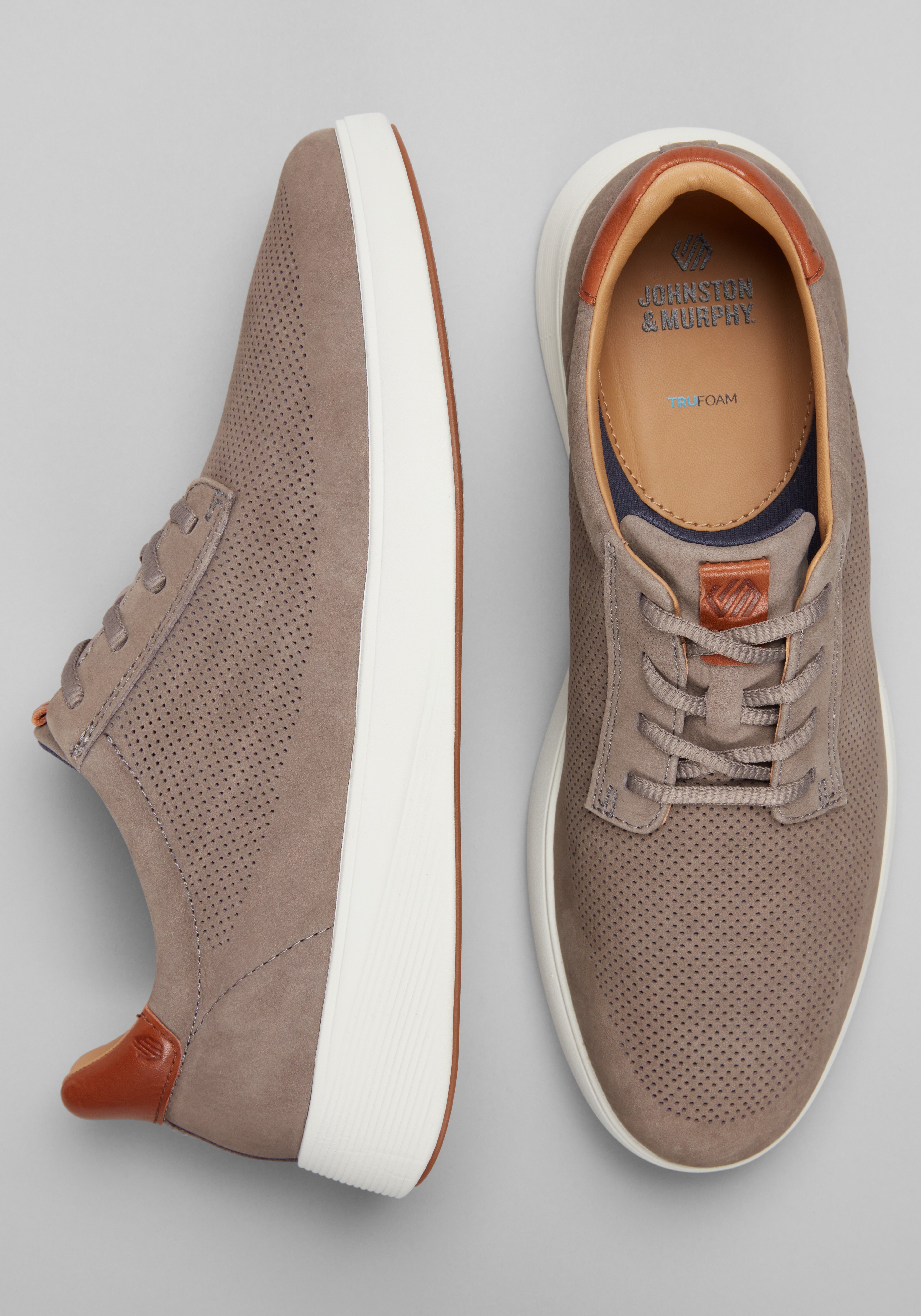 Men's New!, Johnston & Murphy Ackerson Perfed Plain Toe Sneakers - Jos A Bank