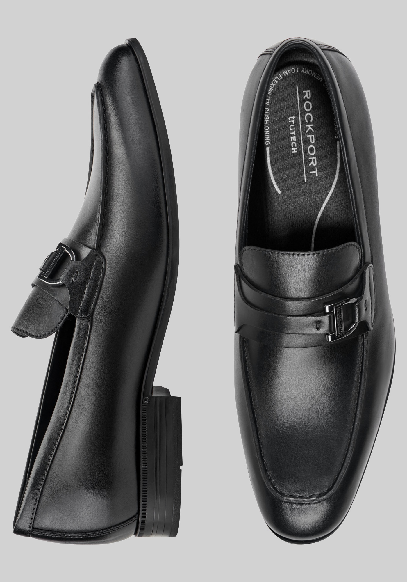 Rockport Carlo Almond Toe Dress Loafers