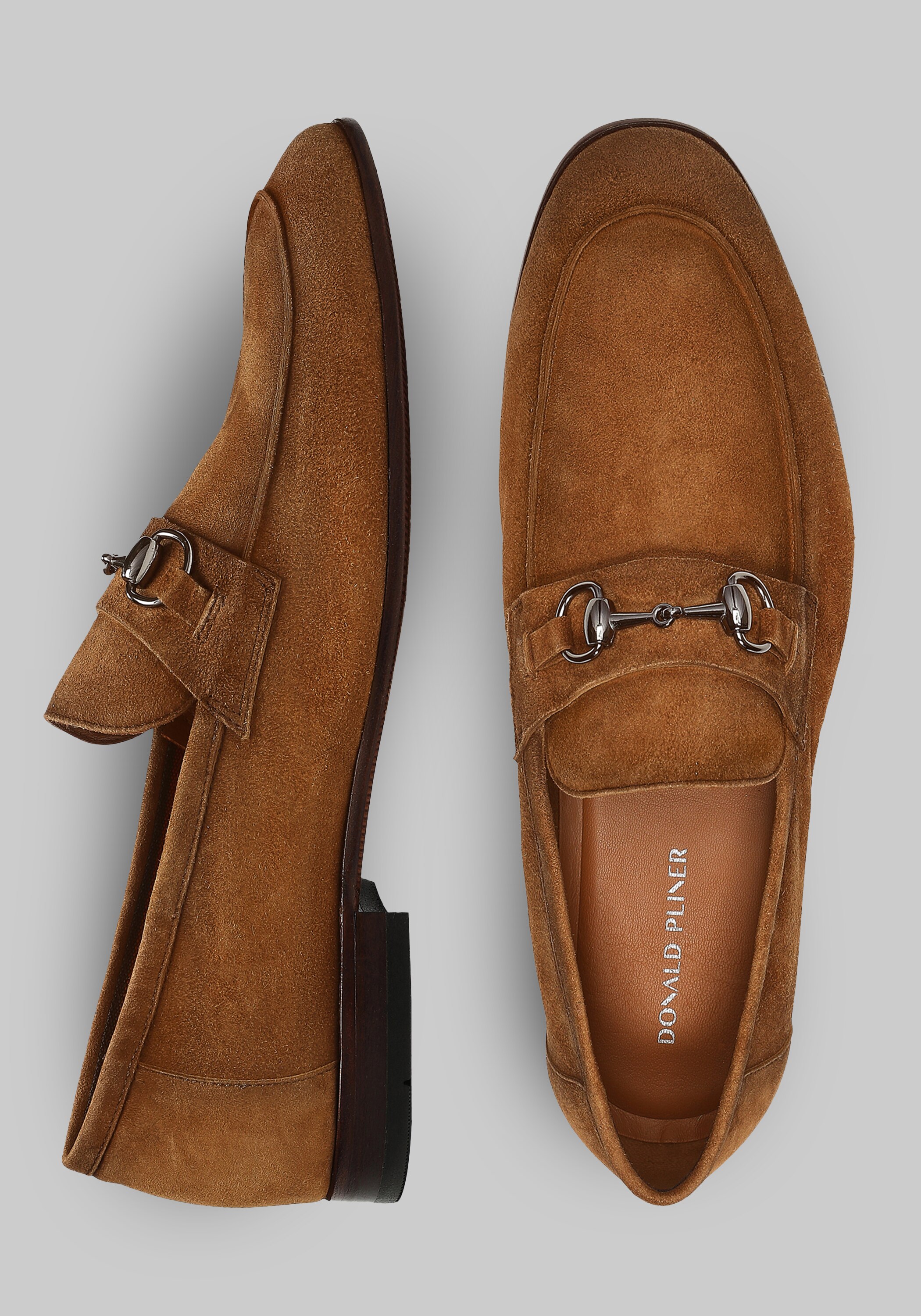 Donald Pliner Ted Bit Suede Loafers