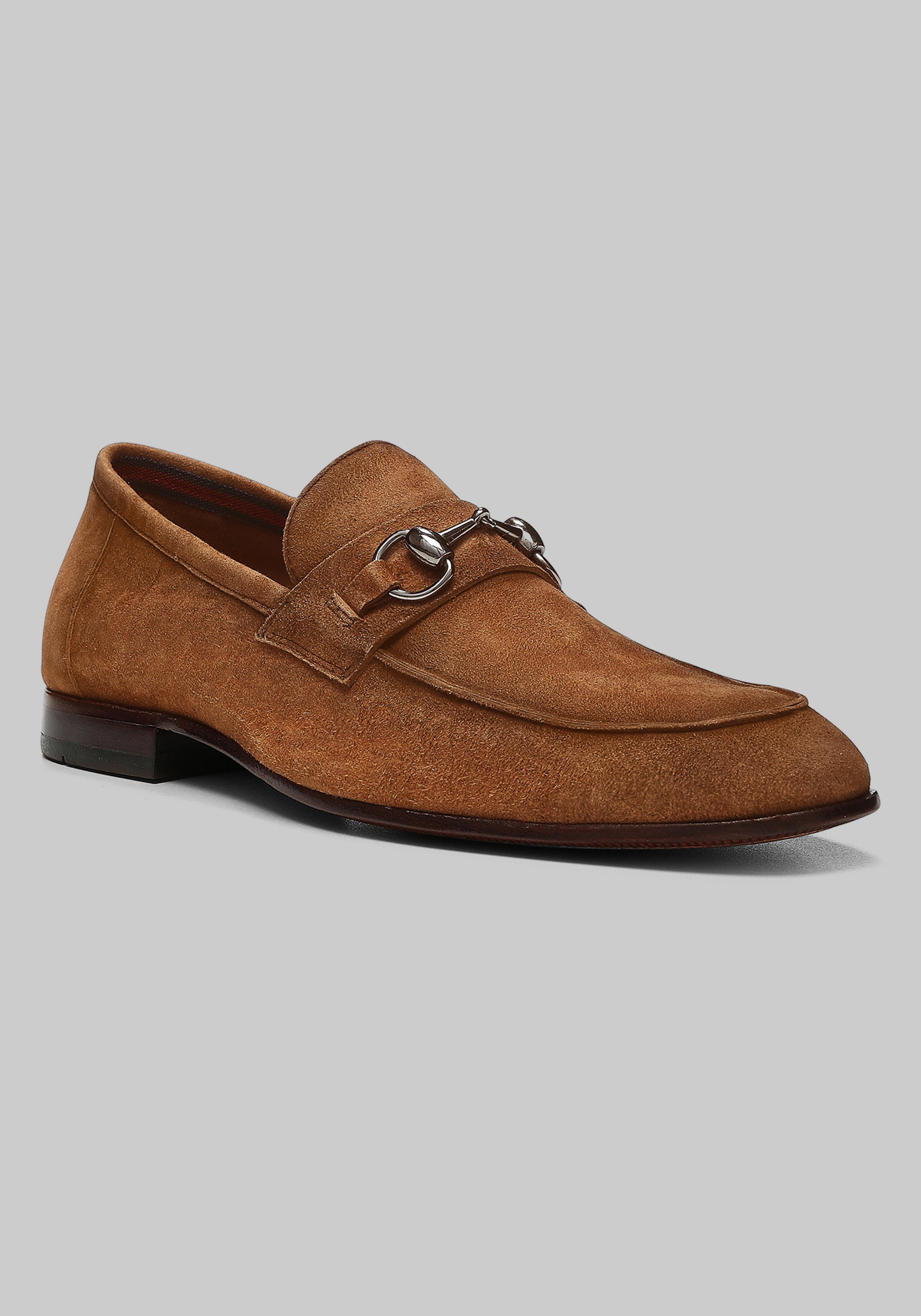 Men's Shoes, Donald Pliner Ted Bit Suede Loafers - Jos A Bank